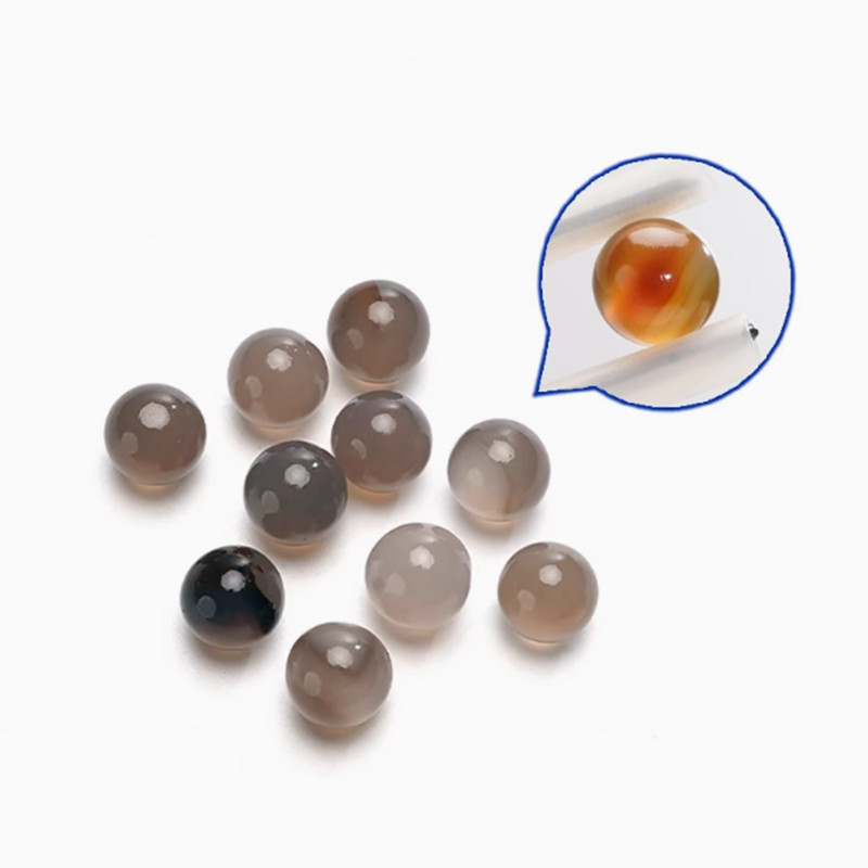 Agate Ball Grinding Ball 4-20mm Natural Grade A Ball Grinding Agate Ball for Lab