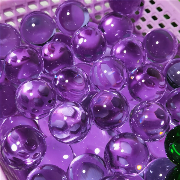 About 80g ANDARA triple vortex energy monatomic crystal ball 紫色