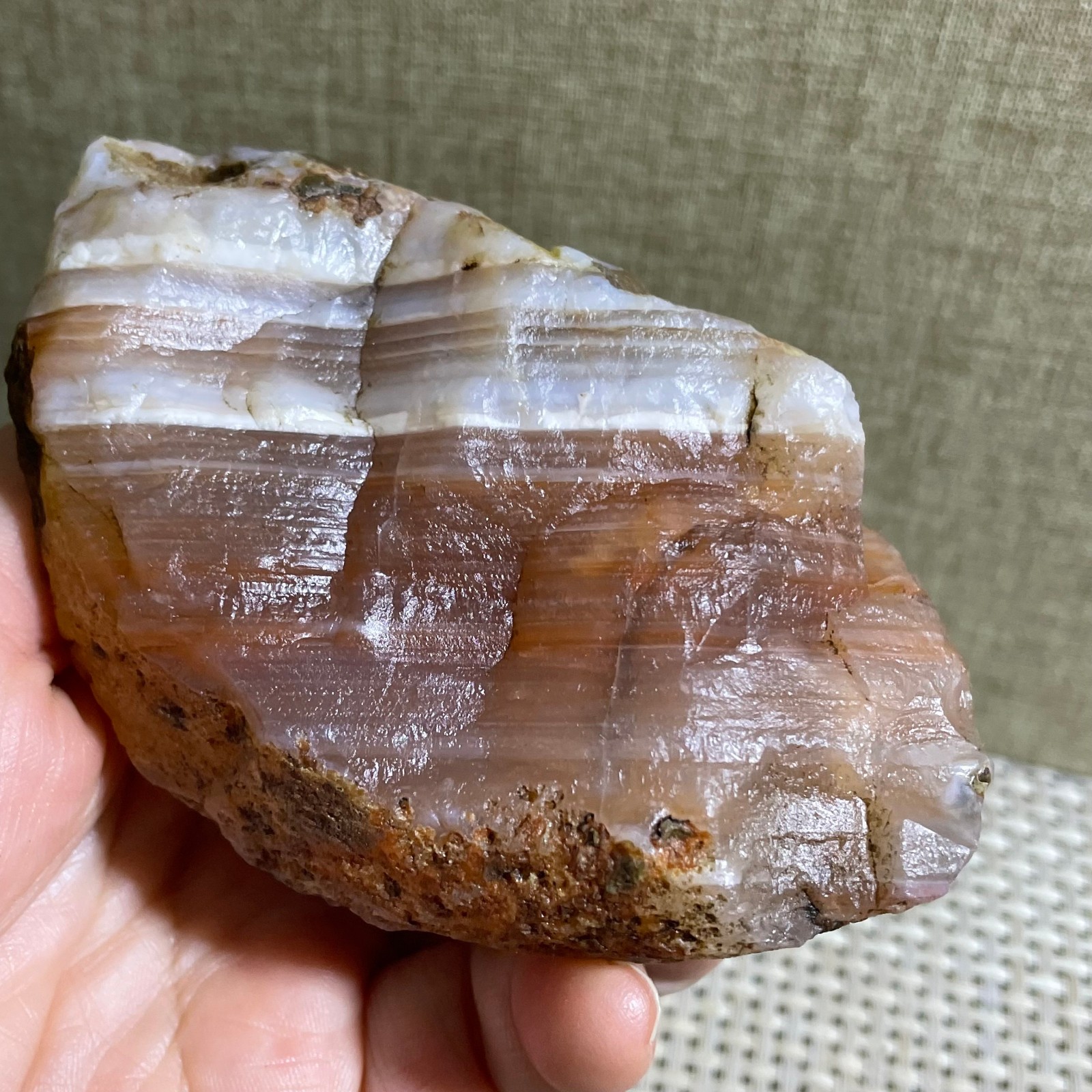 332g Raw Carnelian Stone Rough Red Agate Gemstone Mineral Specimen