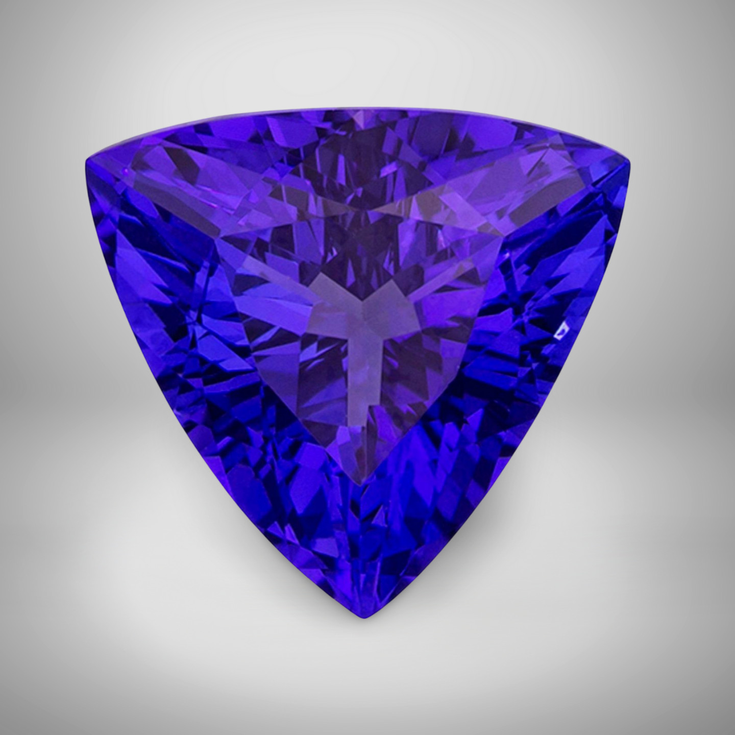 Tanzanite Trillion Cut Gemstone 1.2 Cts – 7 mm Vivid Loose Gem