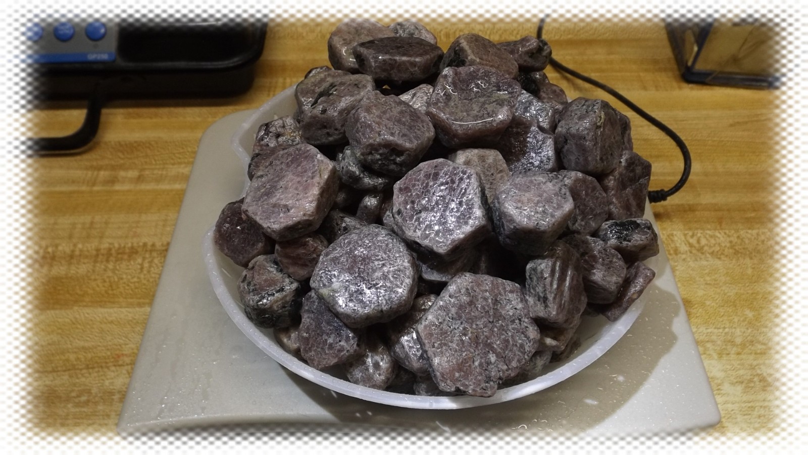 5 Pounds Hexagonal Large Red Ruby Rough Corundum Crystal Lot