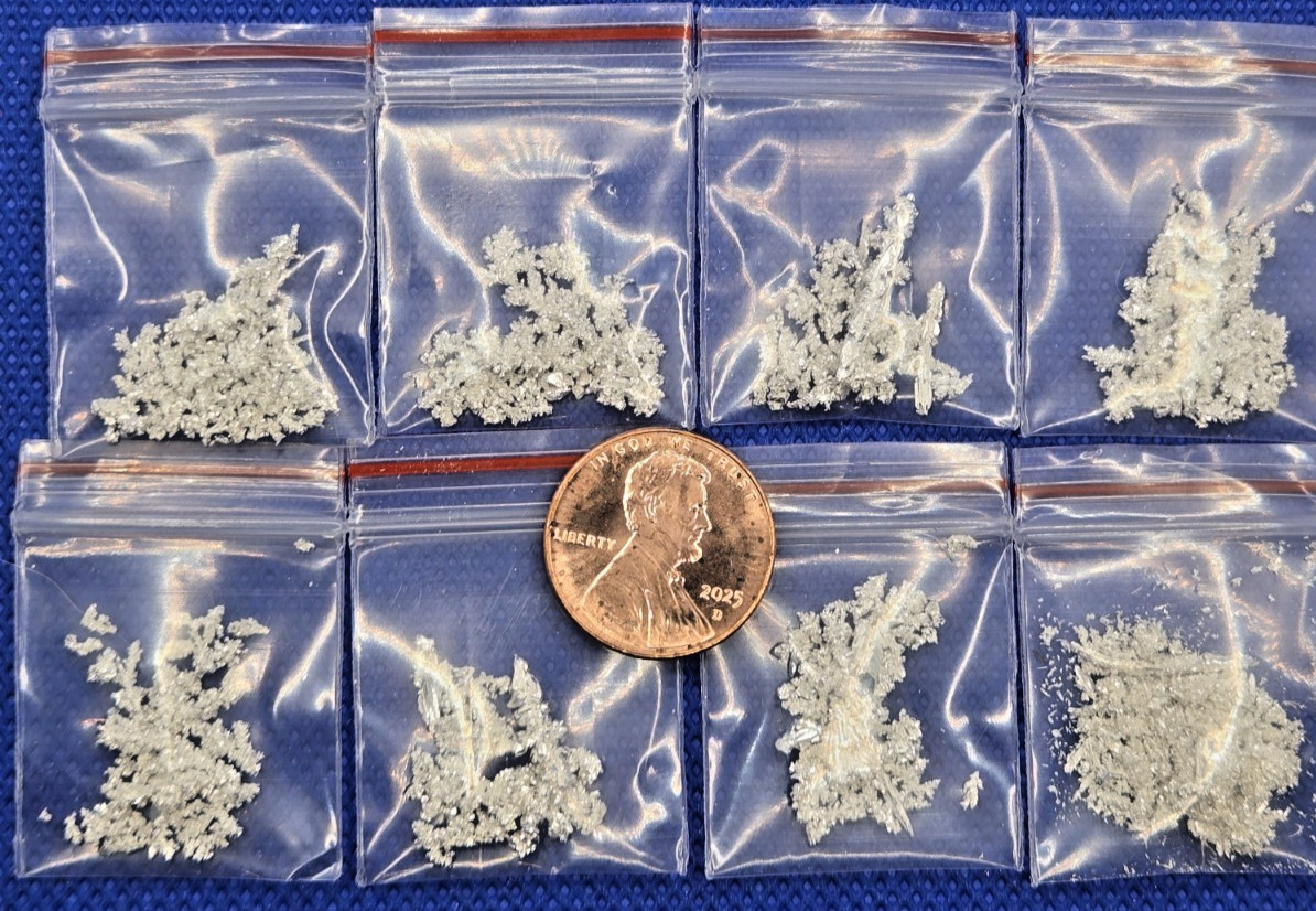 ❄️Pure Silver Bullion👌~1 Gram .9999 Pure Fine Silver Crystal -“Pre-Bagged “