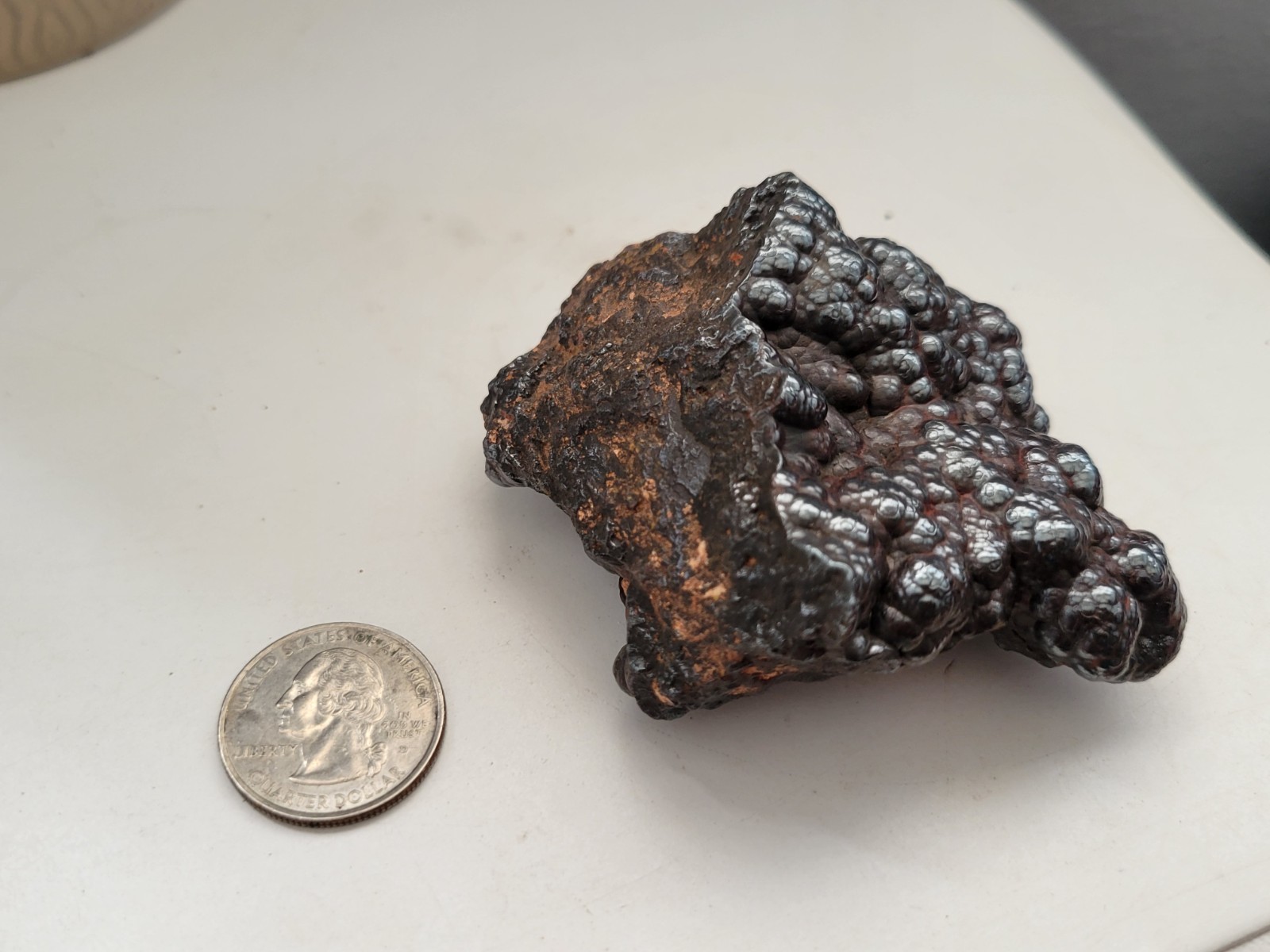 280g Botryoidal Hematite Specimen from Morocco 3 inch