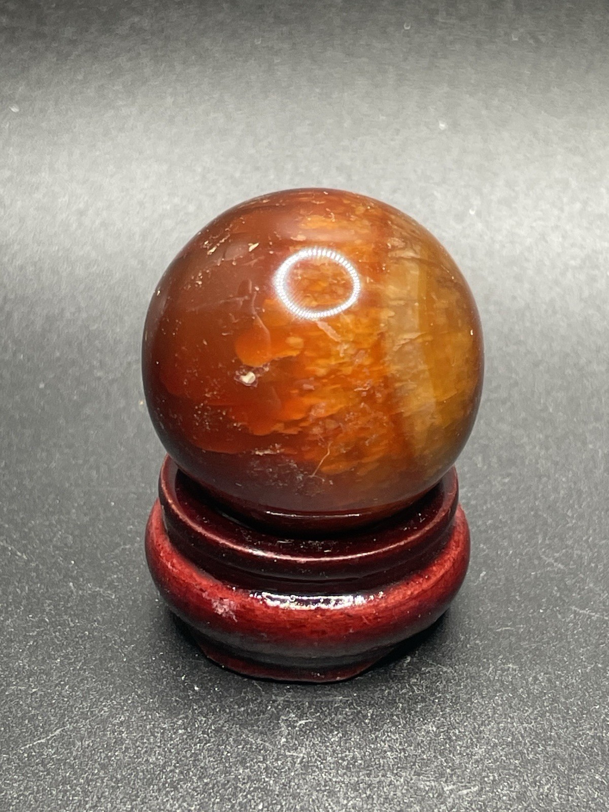Carnelian Sphere 55g