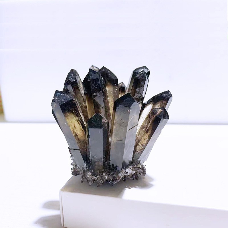200g+ Rare Large Raw Smoky Quartz Crystal Cluster Quartz Mineral Specimens Decor