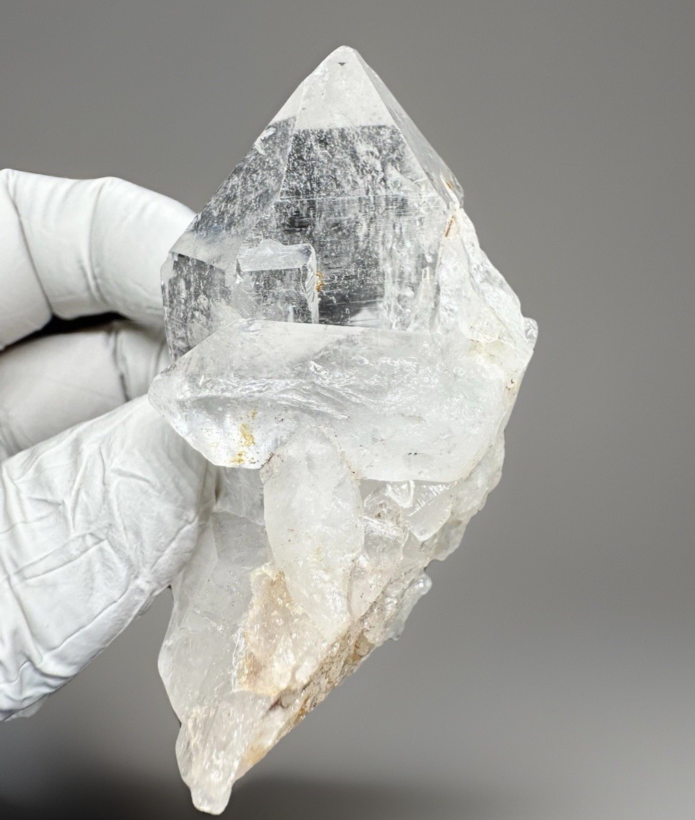 “Frosted Silver Nest” Hashupi Himalayan Quartz Druzy Recrystallized Crystal