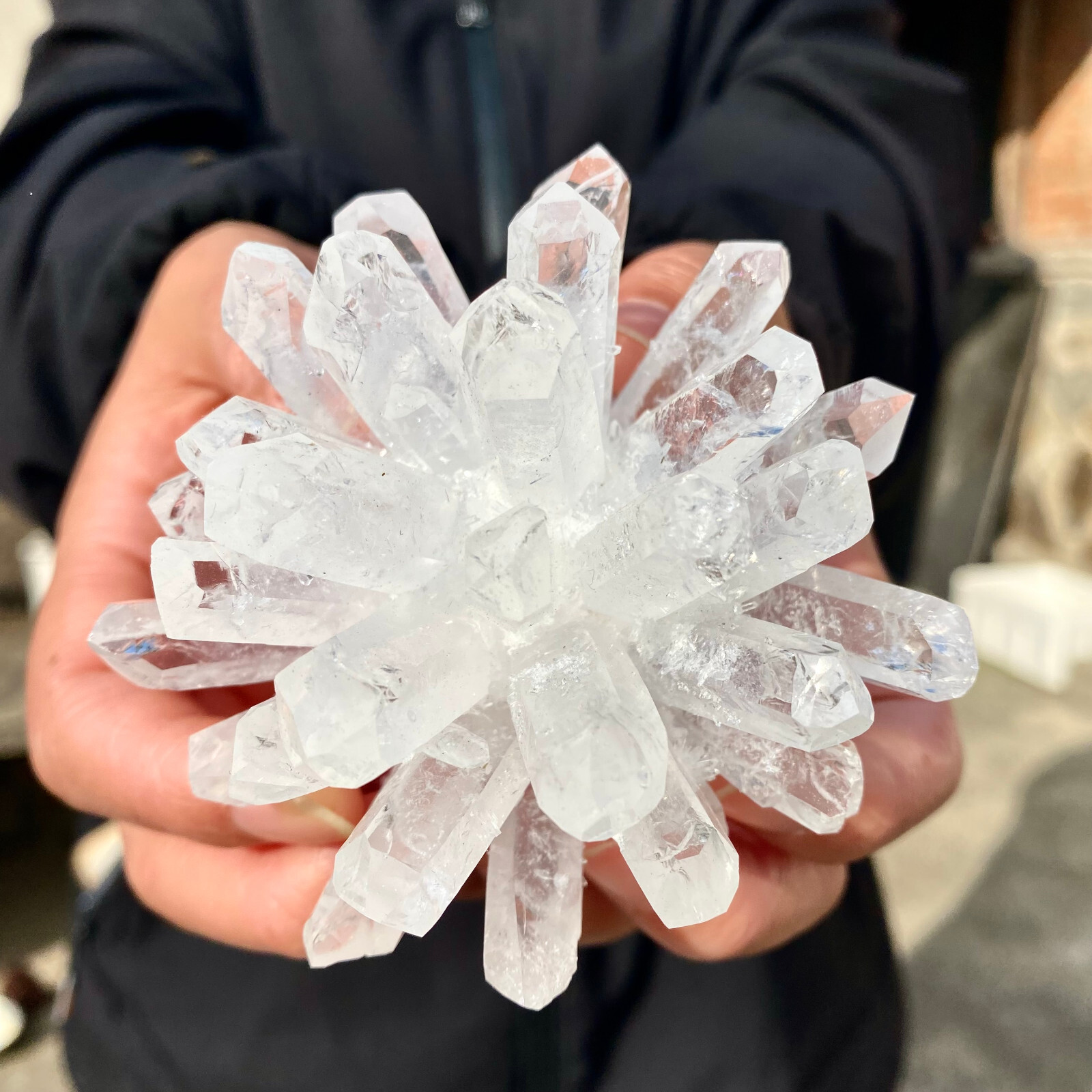 1pc A lot New Find White PhantomQuartz Crystal Cluster MineralSpecimen