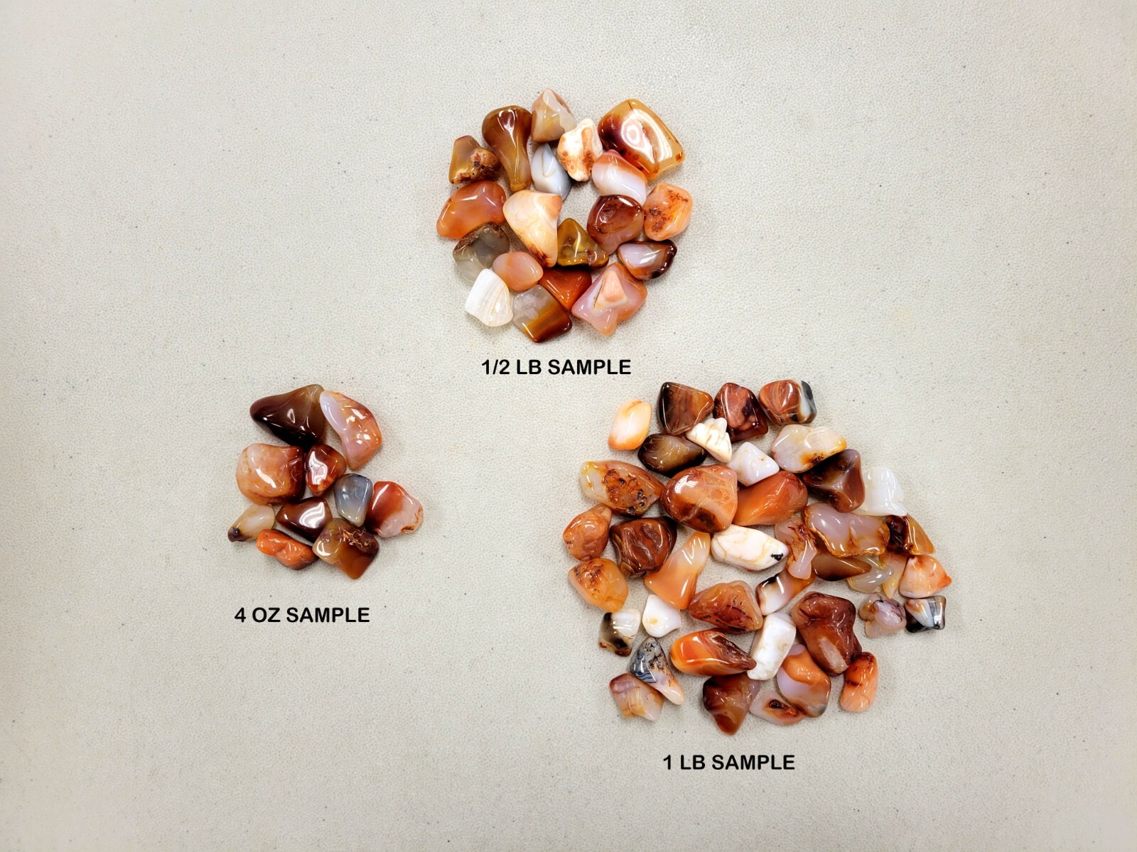 Tumbled Carnelian Crystal Stones from Madagascar Bulk Natural Gemstones
