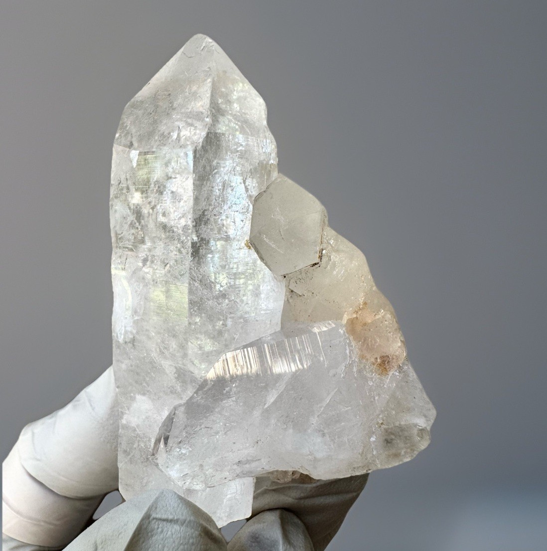 “Frosted Silver Nest” Hashupi Himalayan Quartz Druzy Recrystallized Crystal