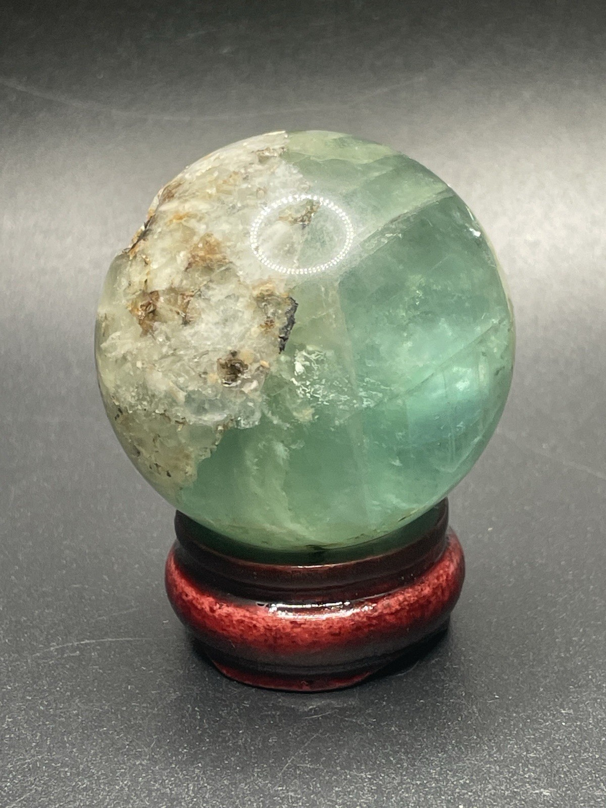 Green Fluorite Sphere 157g