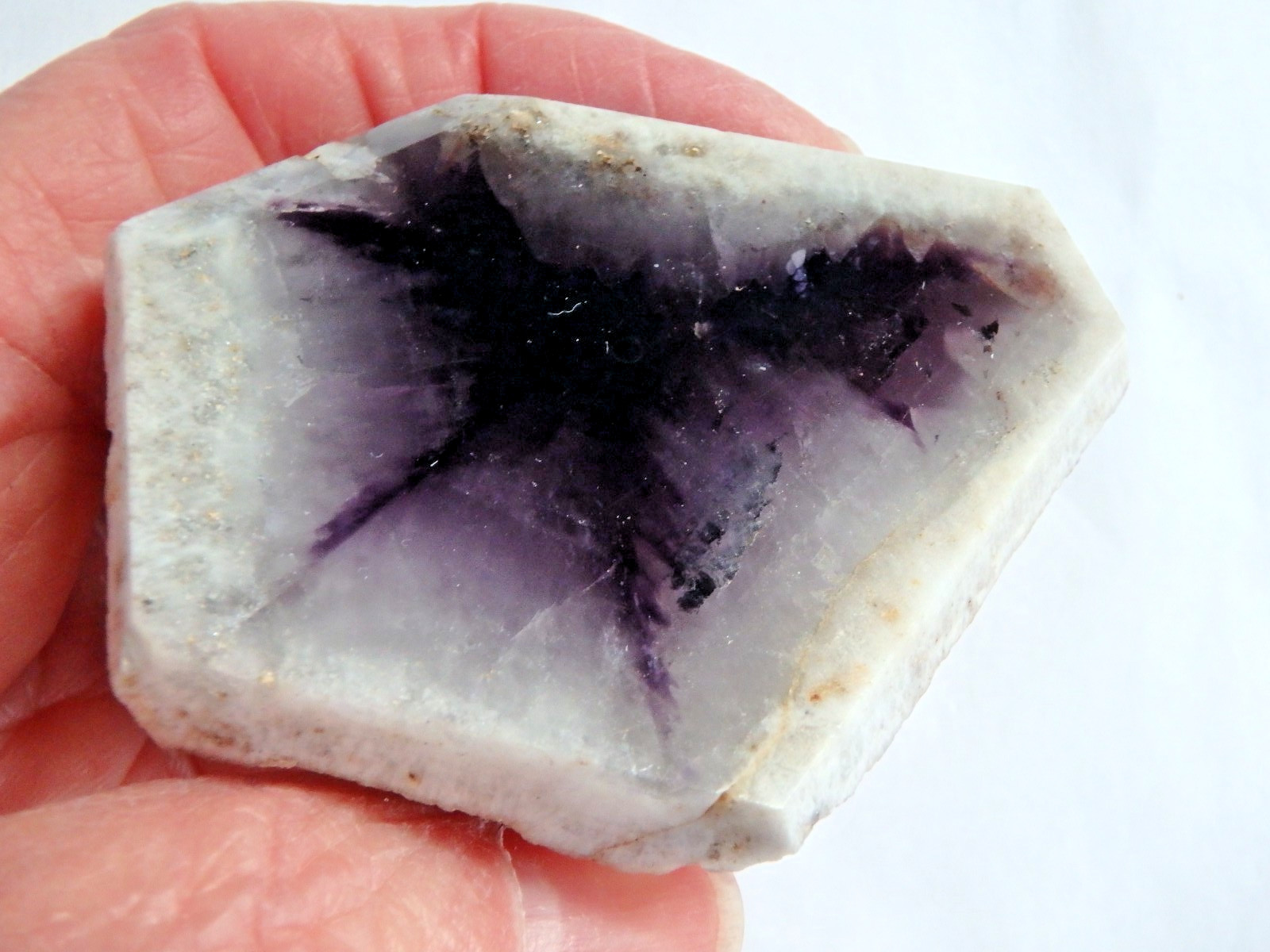 Stunning Crystal 💗✨ Trapiche Amethyst 💗✨Polished Face 92.4 grams