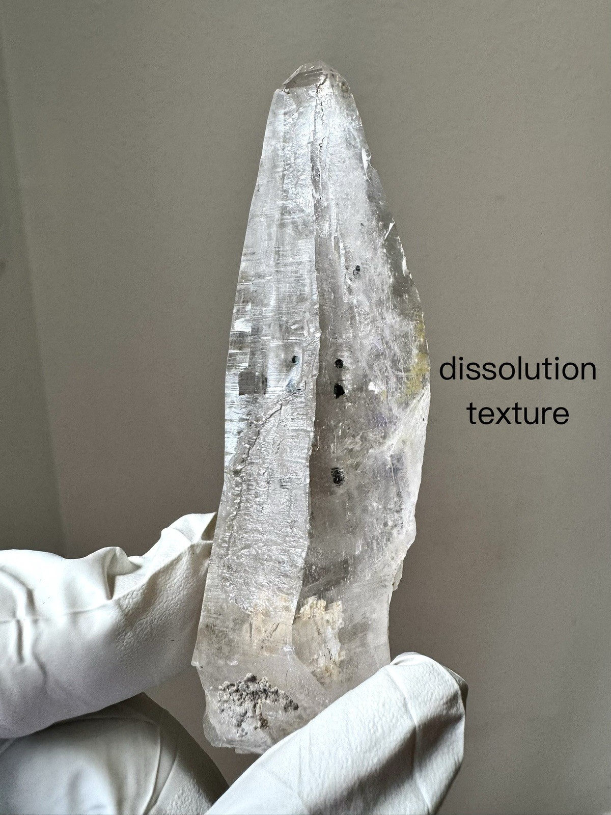 “Sealed Sand Blade” Ganesh Himalayan Quartz Akashic Graphite Inclusions Crystal