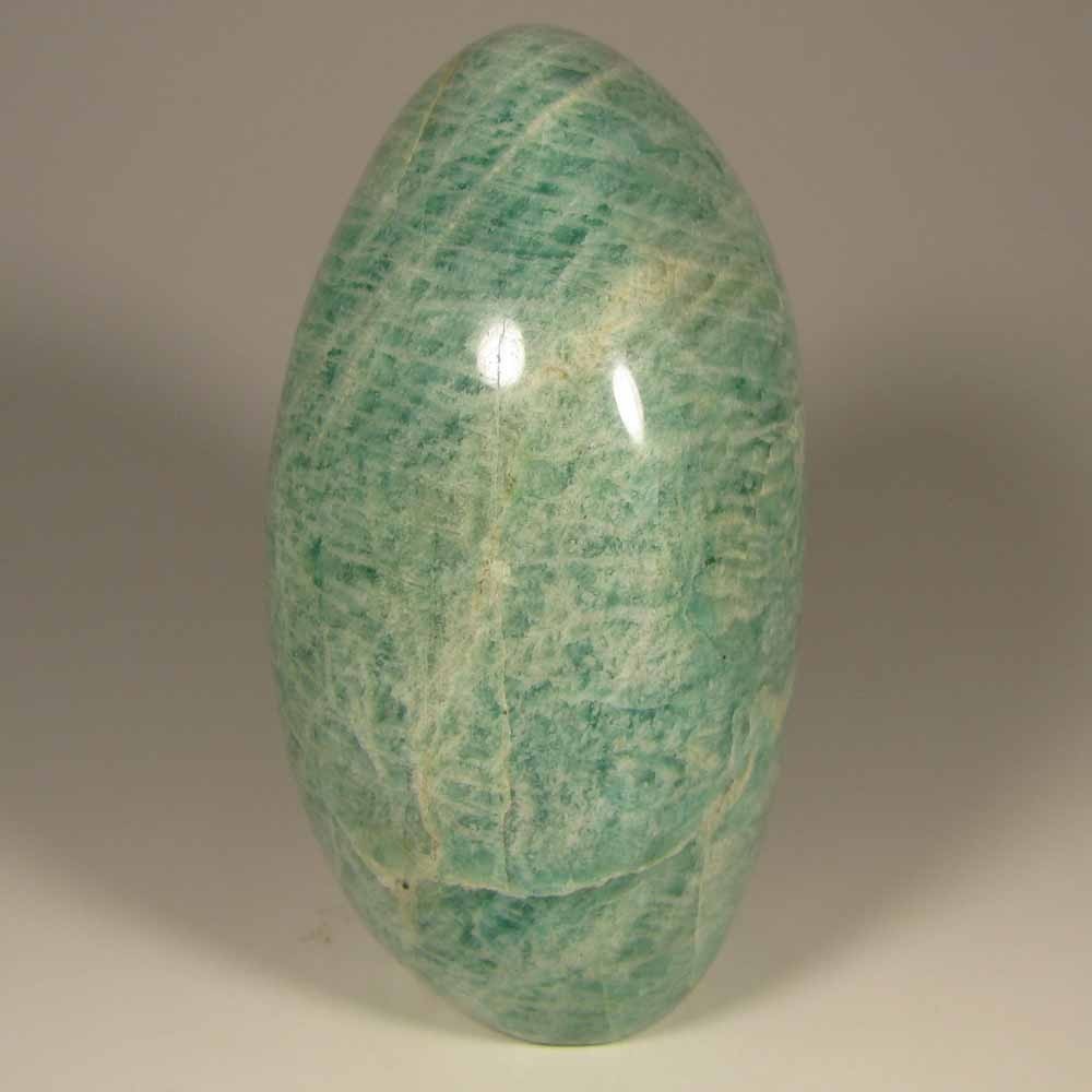 4″ AMAZONITE Polished Gemstone Freeform Standup – Madagascar – 1.5 lbs.