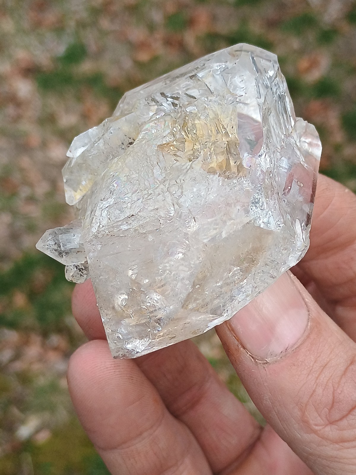 🔥 4.6oz Elestial Herkimer 💎 Cluster From NY ❤️ ⚒️