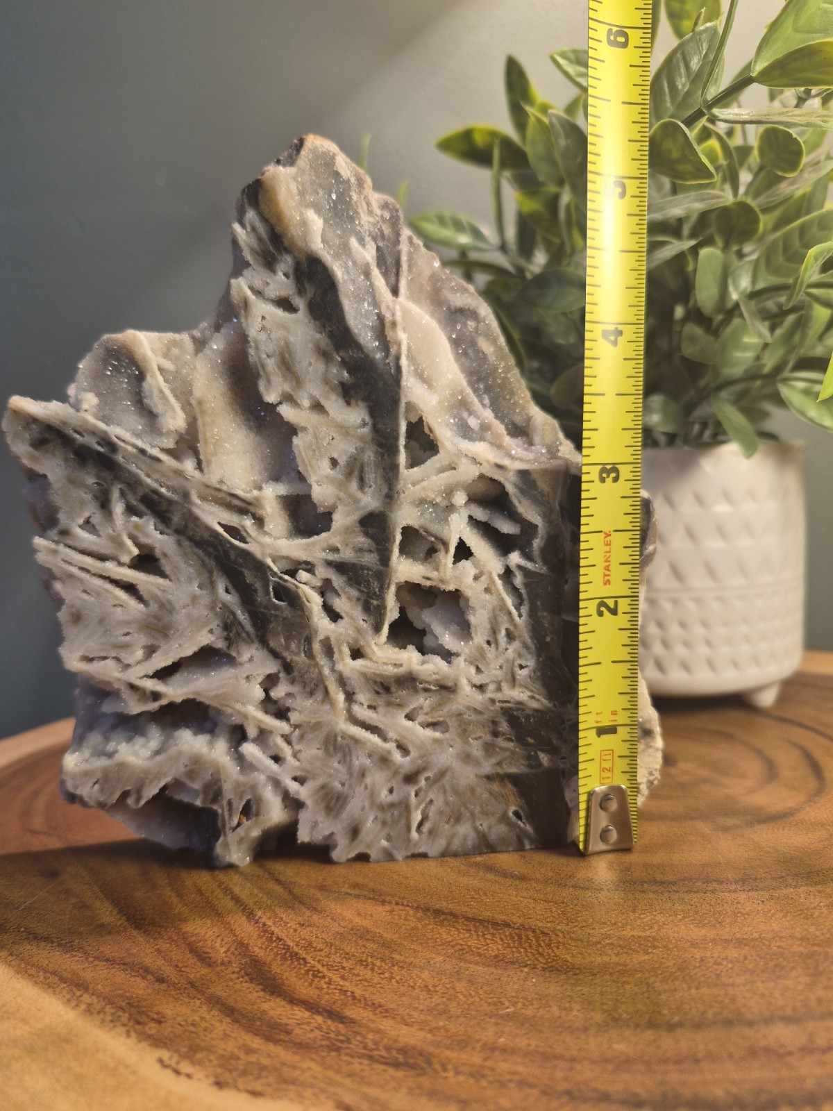 Large Sphalerite Druzy Slab