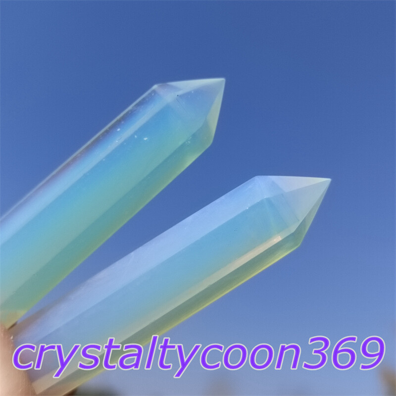 5pcs Opalite Wans Quartz Crystal Obelisk Point Tower Healing 5.5cm