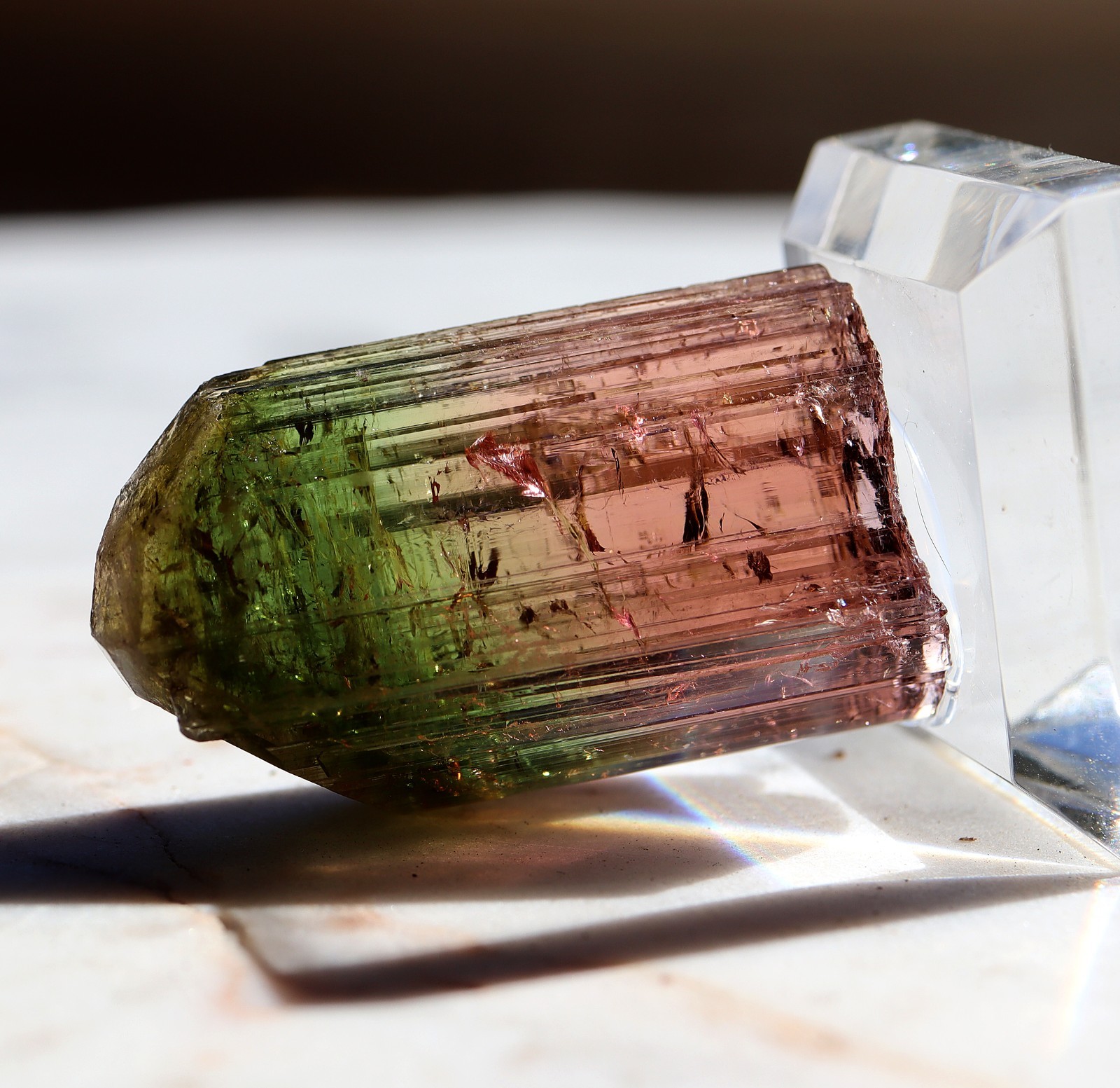 Gem Tourmaline. Nuaparra Pegmatite, Zambezia Prov., Mozambique. About 50 grams