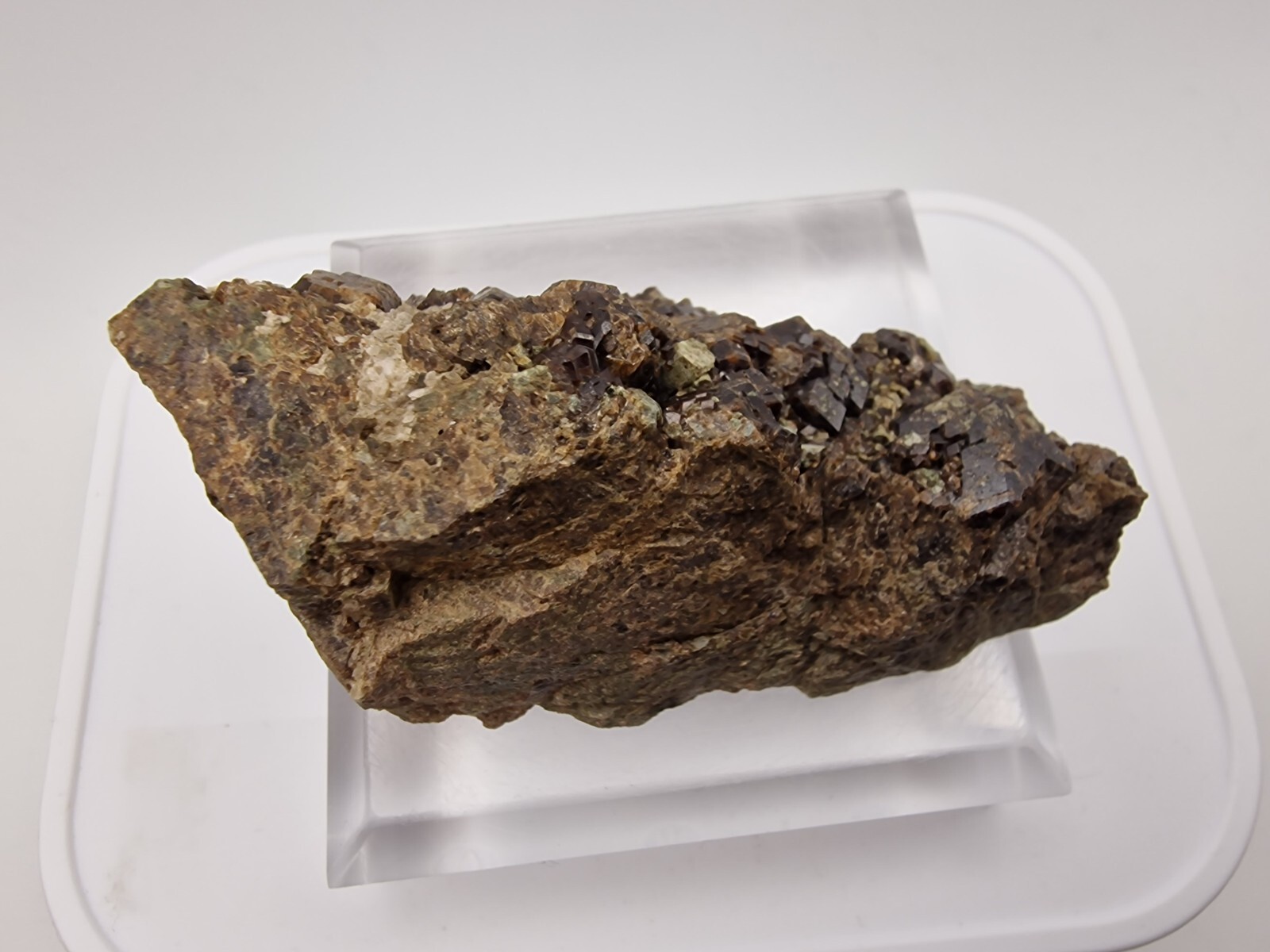 Garnet Crystals , 196g From Grönsjöberget , Borlänge, Dalarna , Sweden #6