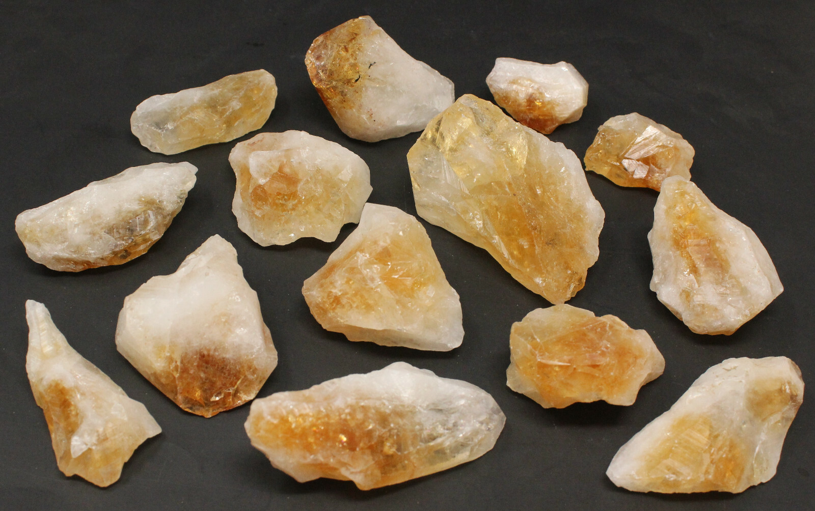 LARGE Rough Citrine Crystal, Raw Gemstone Rock (Gold / Yellow , 2″ – 3″)