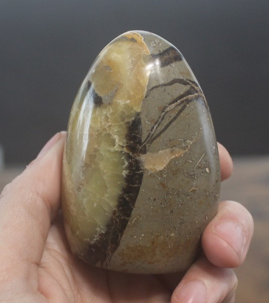SEPTARIAN FREEFORM 3.00 INCHES TALL/ 189.7 GRAMS