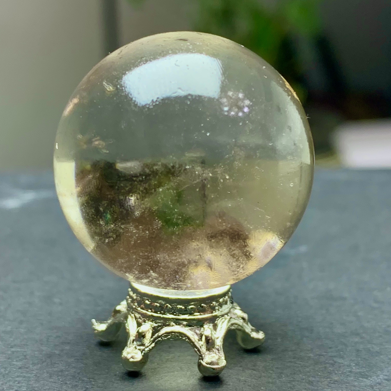 29G Natural Beautiful Higher Quality Garden Quartz Crystal Sphere Restoration