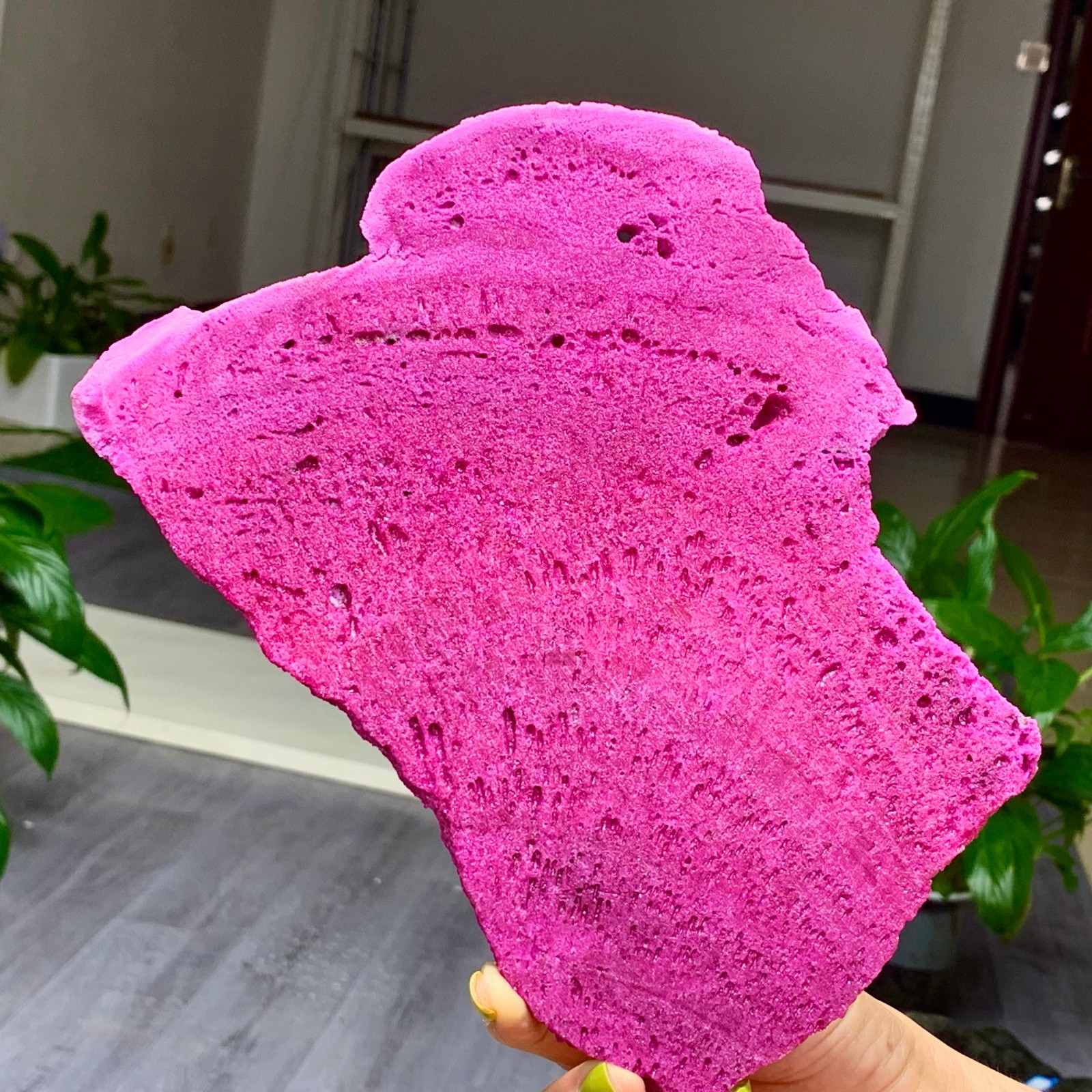 1.57LB Natural Rough Red Corundum Phlogo Pit Mineral Spirits Ruby Raw Gemstone