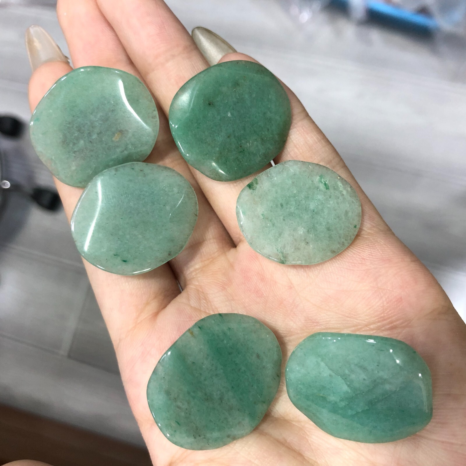 5pc Natural mix Quartz hand Carved Mini frog crystal Reiki healing
