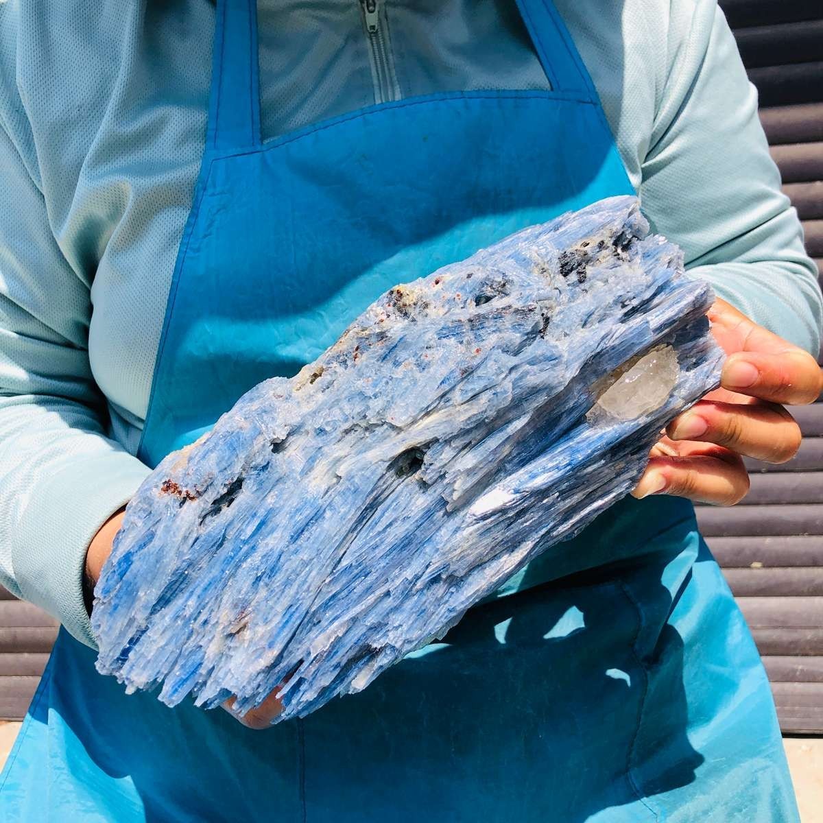 4.68LB Natural Blue Crystal Mineral Standard Rough Healing Specimen 5299