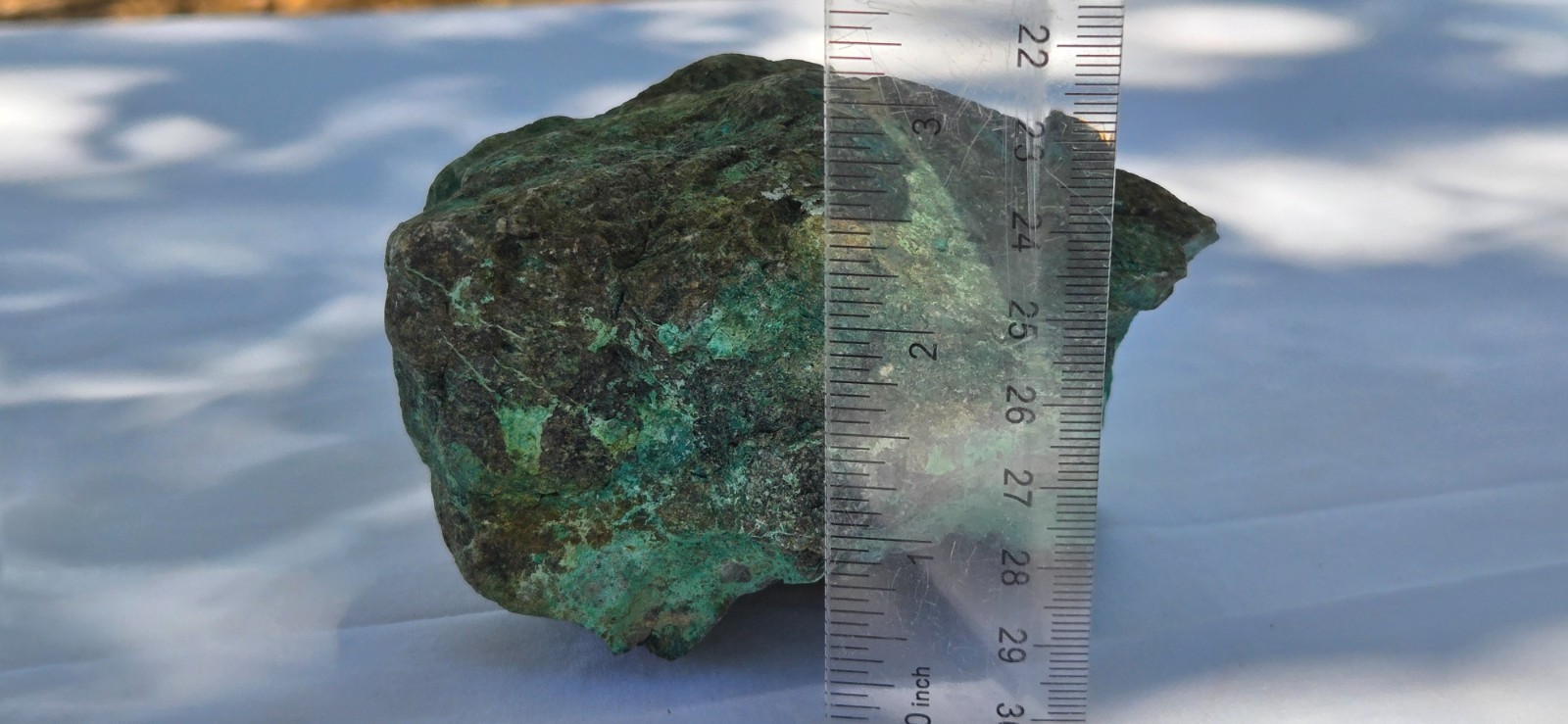Large 880 Grs Old Chrysocolla Specimen Arizona USA Dark Green Blue Chalky Matrix