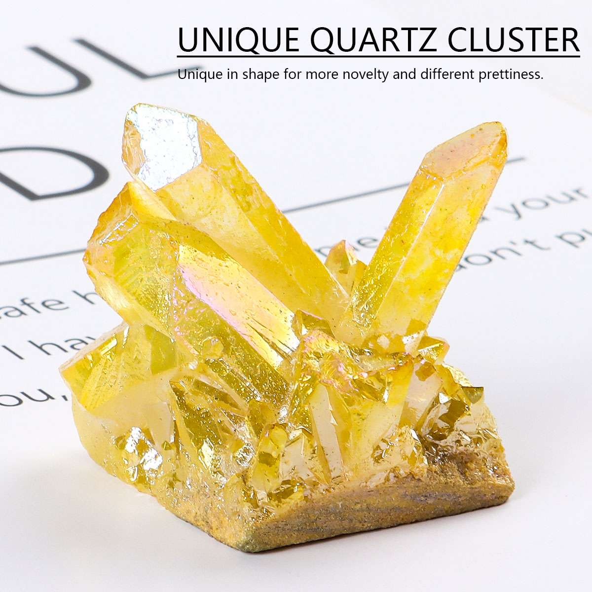 1/3pcs Natural Crystal Quartz Cluster Gemstone Healing Mineral Specimen Decor