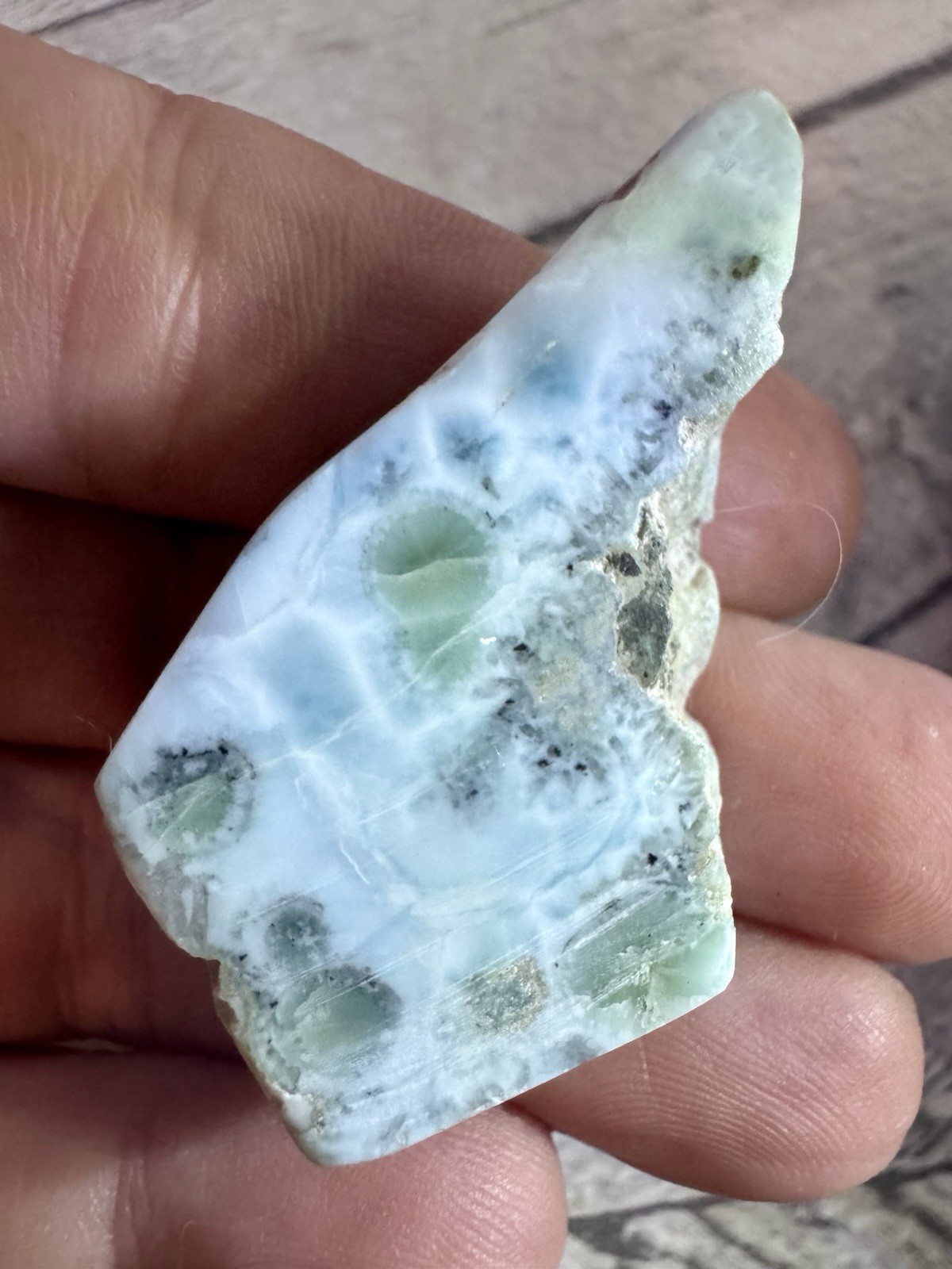 Beautiful Dominican Republic Larimar 17 Grams.