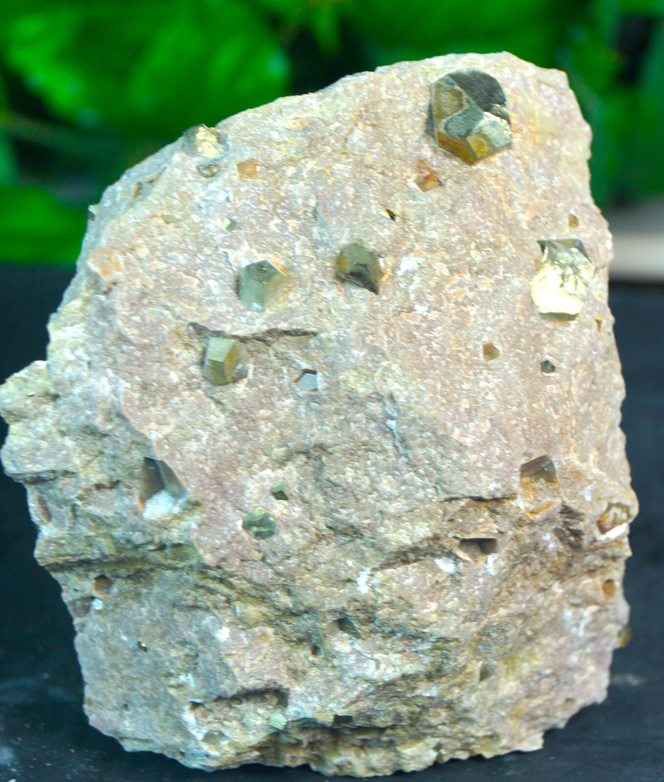LARGE PYRITE DODECAHEDRON IN MATRIX Crystal Cluster Mineral Specimen 480 Grams