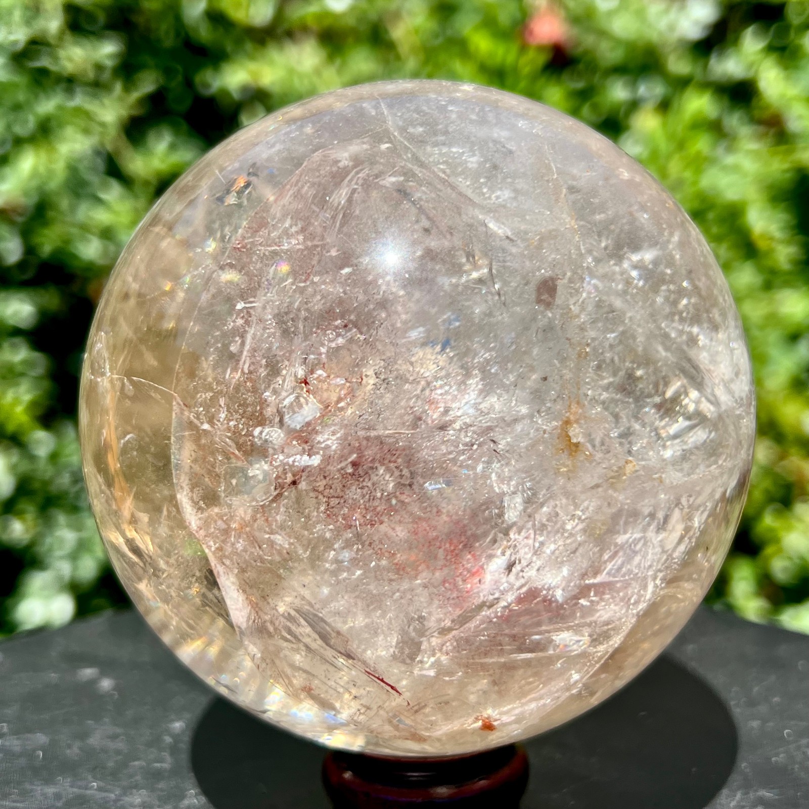 3.3LB Natural Clear Quartz Sphere Large Crystal Ball Reiki Healing