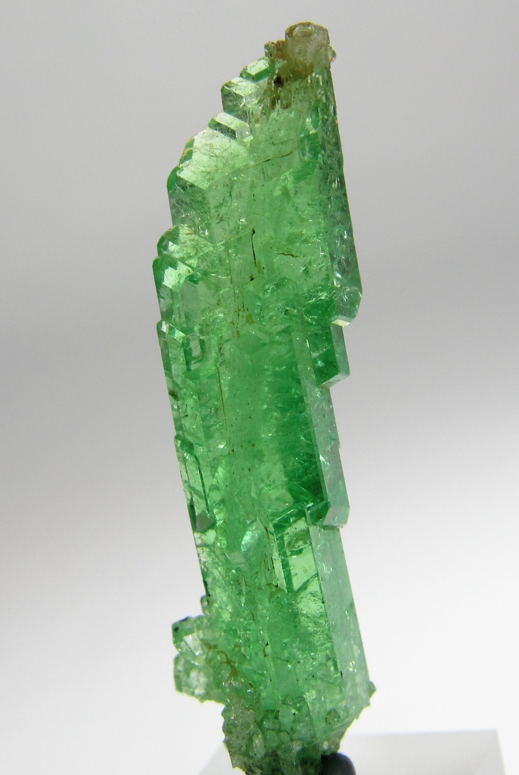 UNSURPASSED ELITE LIGHTNING BOLT TSAVORITE GROSSULAR GARNET CRYSTAL!!! TANZANIA