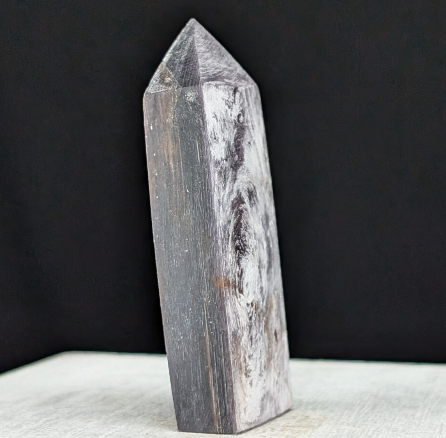Lepidolite Tower Gem Purple Mica Point Crystal Chakra Gemstone Mineral Wand