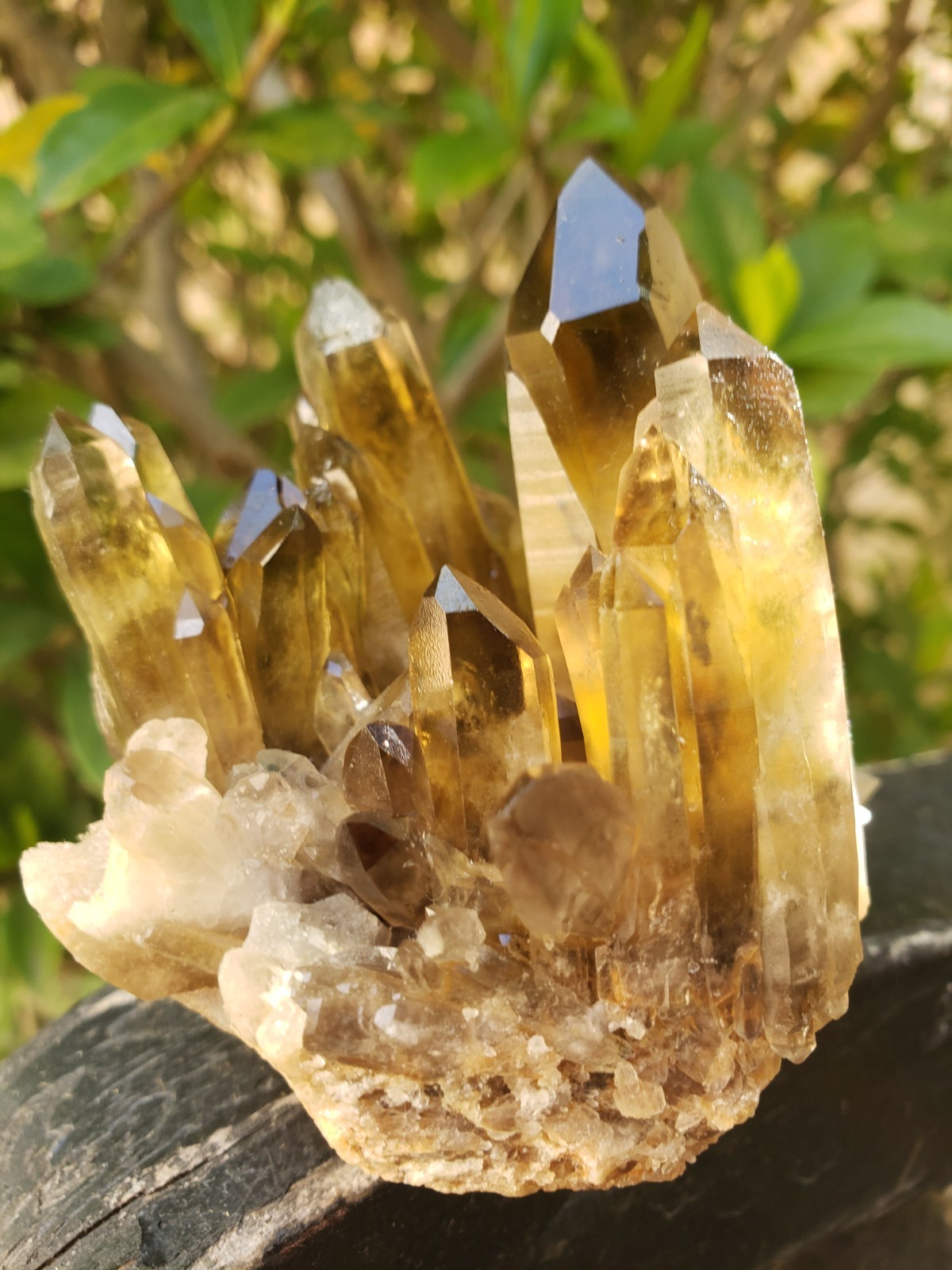 2.75″ Natural Smoky Citrine Quartz Crystal Cluster Mineral Specimen, 198g or 7oz