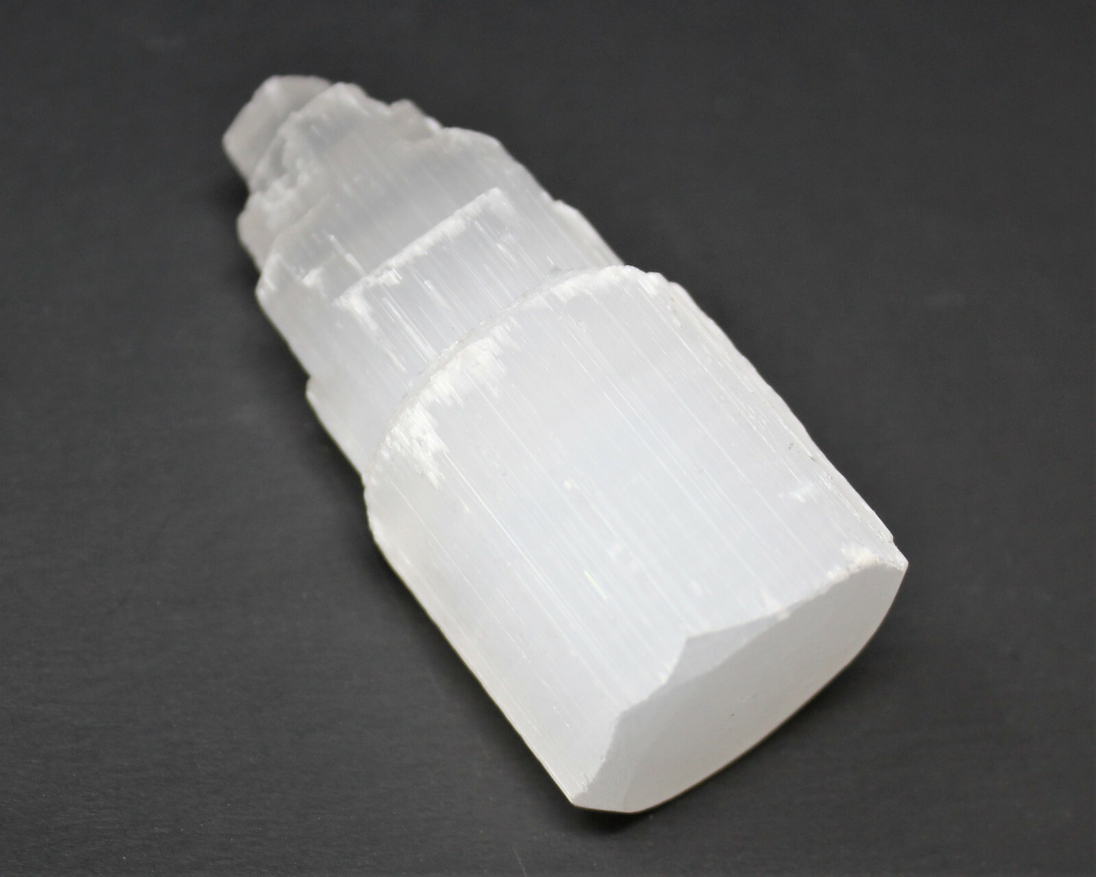 2 Selenite Towers & 2 Extra Grade Black Tourmaline Logs: Home Protection Kit