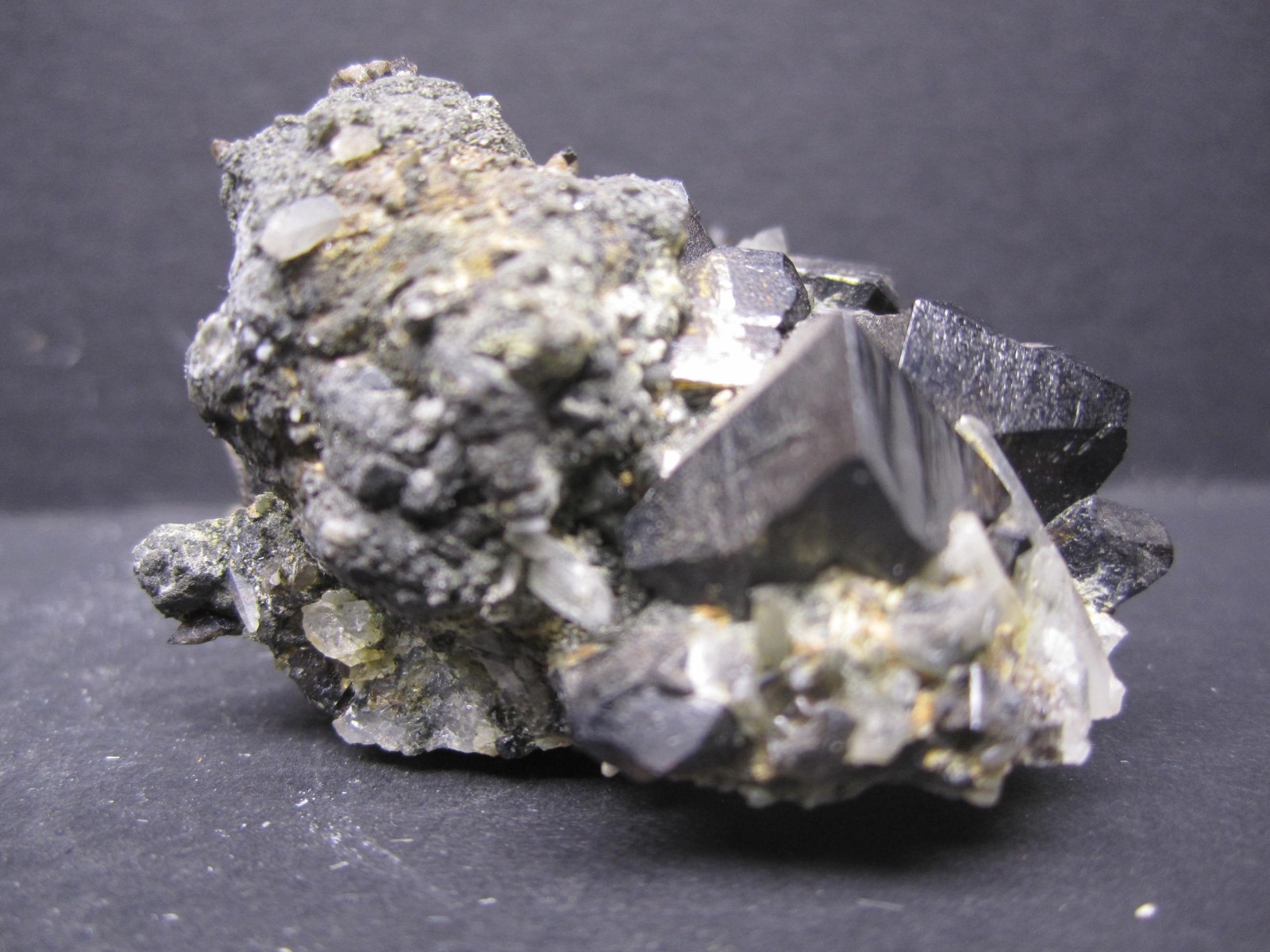 Cassiterite in Quartz, Viloco Mine, Bolivia #6