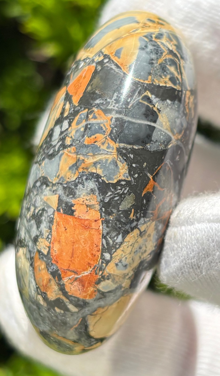 USA SALE SEE VIDEO 195g LOT MALIGANO JASPER PALMSTONES PALM STONES PALM STONE