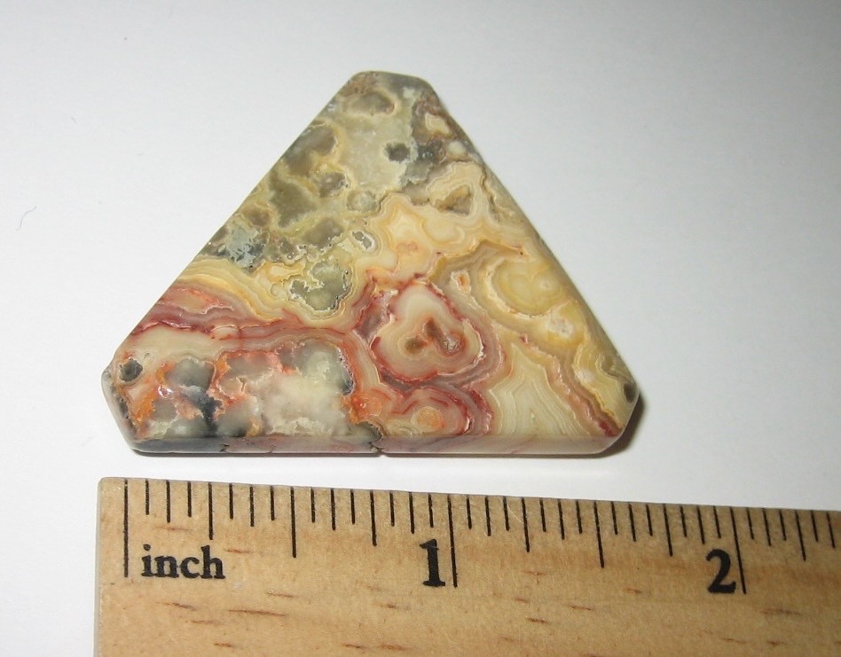 1.75″ TUMBLED POLISHED NATURAL CRAZY LACE AGATE STONE FROM AUSTRALIA ~ 19.5g *1
