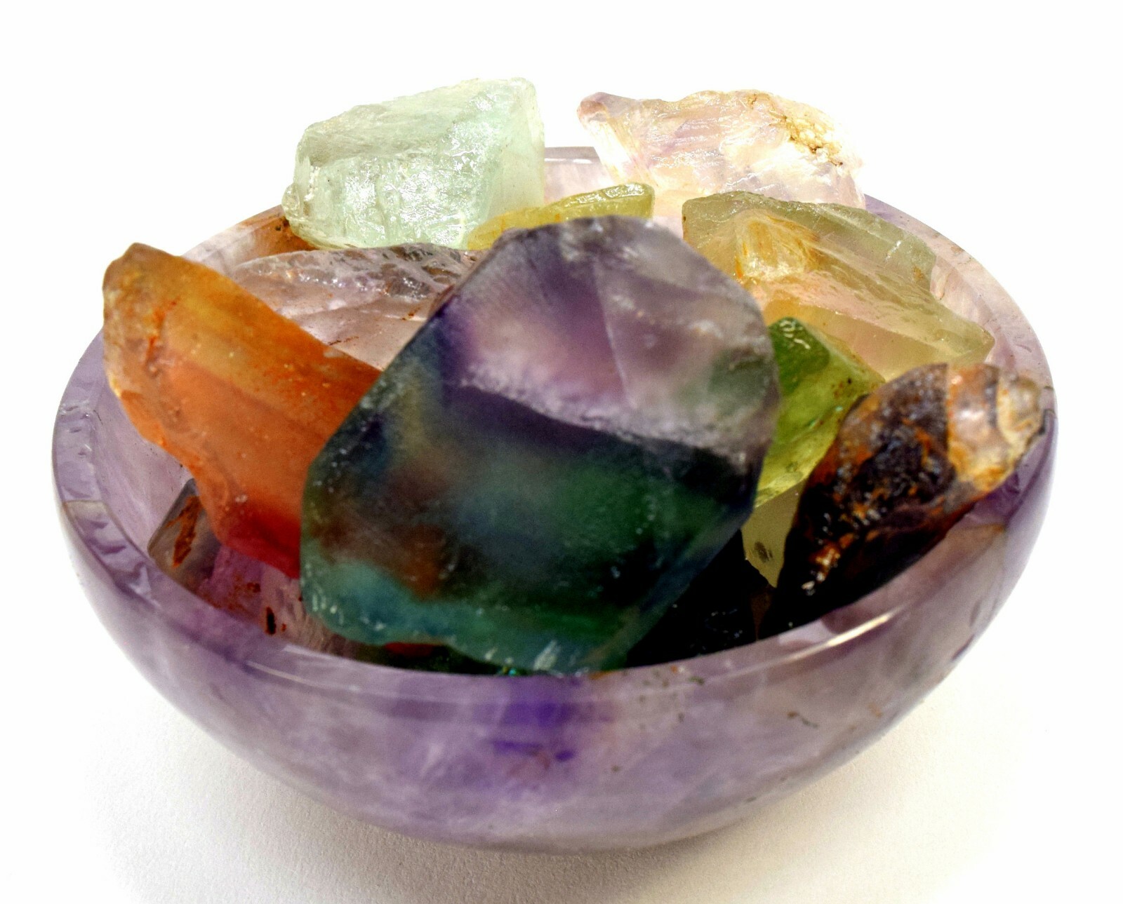 8oz Multicolor Fluorite Rough Natural Gemstone Crystal Mineral Specimens – China