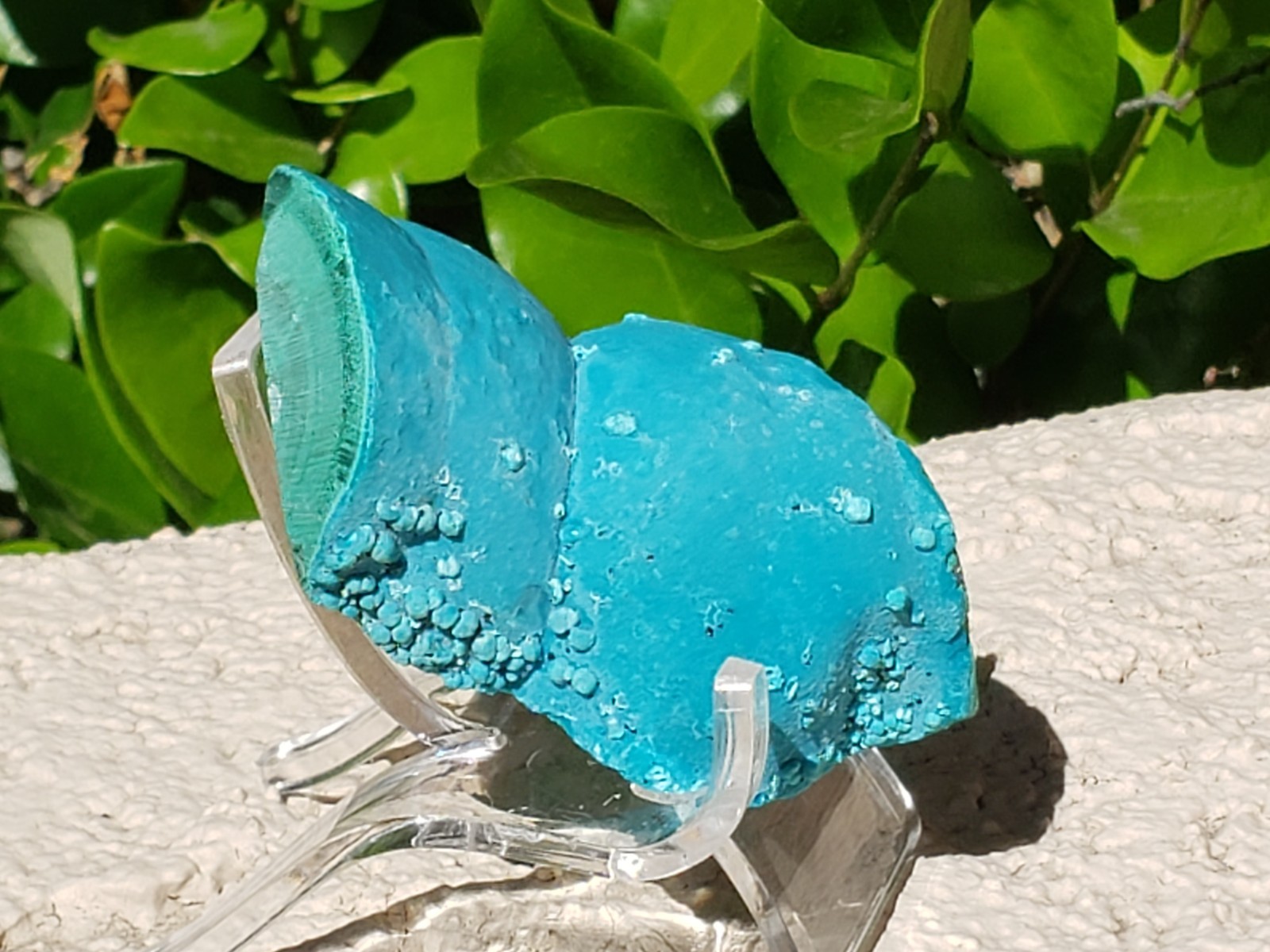 Malachite with Chrysocolla Mineral Velvet Unpolished Crystal Specimen, 86g