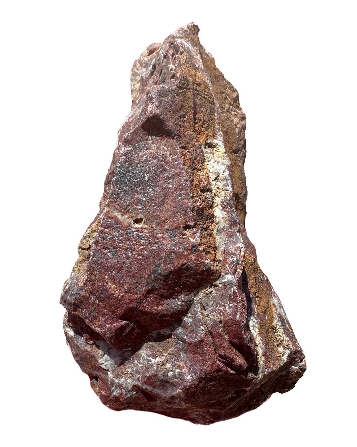 12 oz Rough Red Jasper with Hematite & Quartz Vivid Color from Arizona