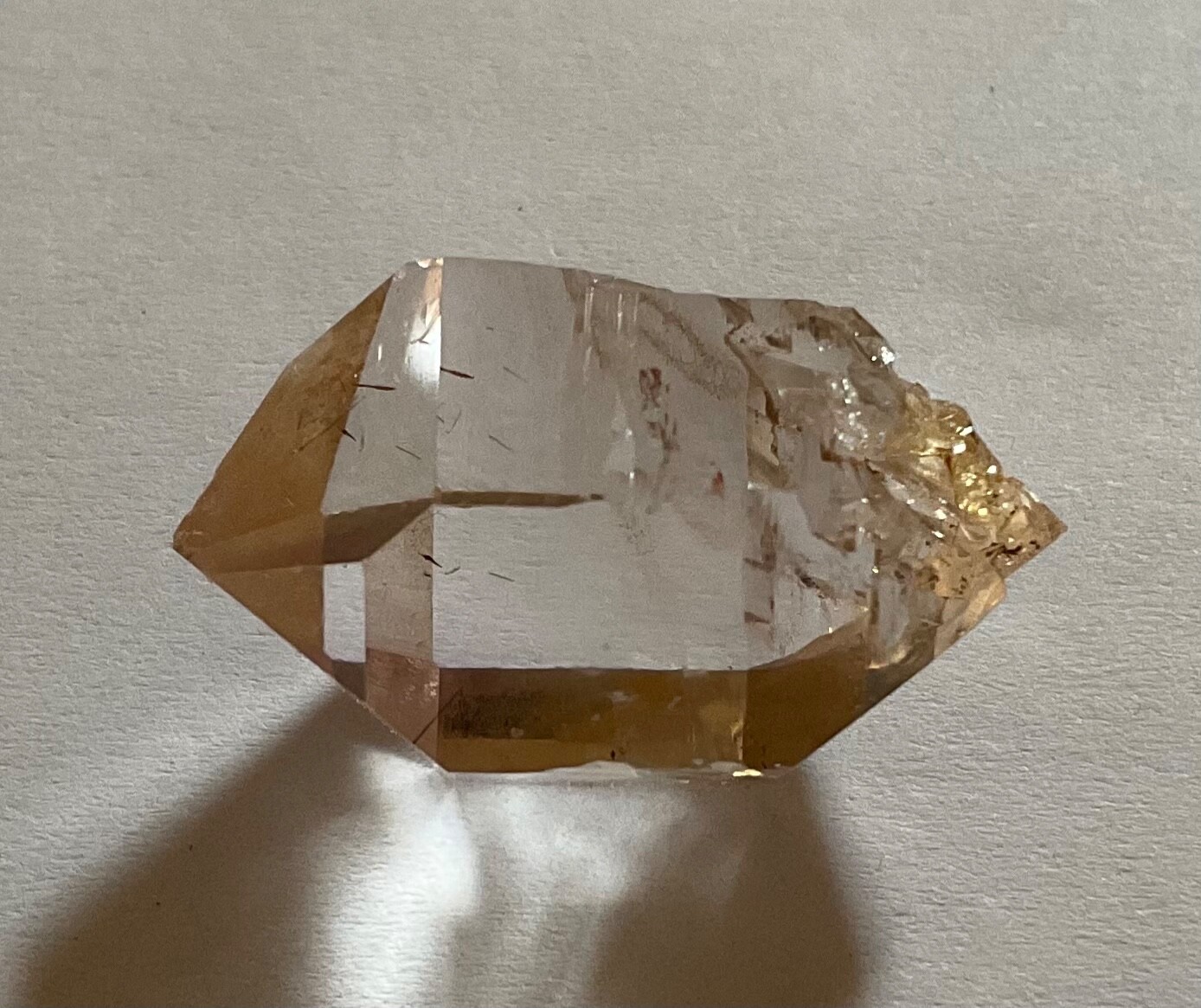Natural Quartz Crystal Clear Terminated 1” by .5” Arizona Healing Qualities