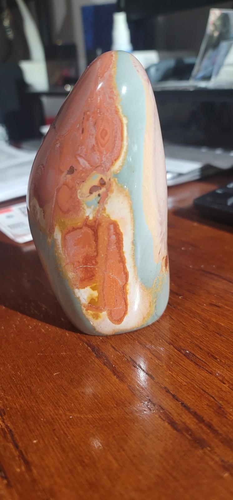 Jasper Polychrome – Large Heavy Natural Gemstone (Aslo Known As Desert Jasper)