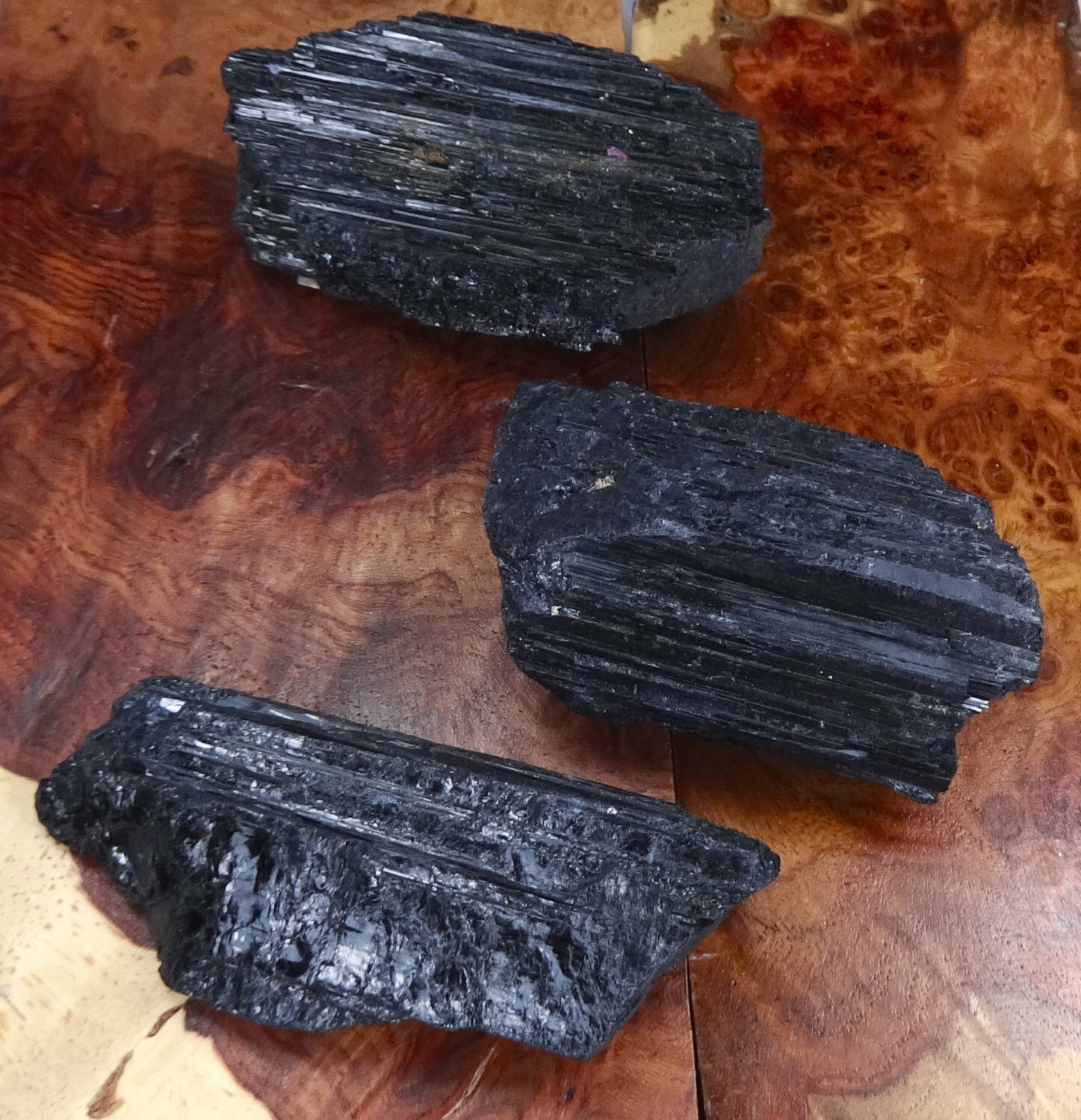 Large Black Tourmaline Crystal 1 LB ( 5 – 8 Pcs ) Crystal From Brazil