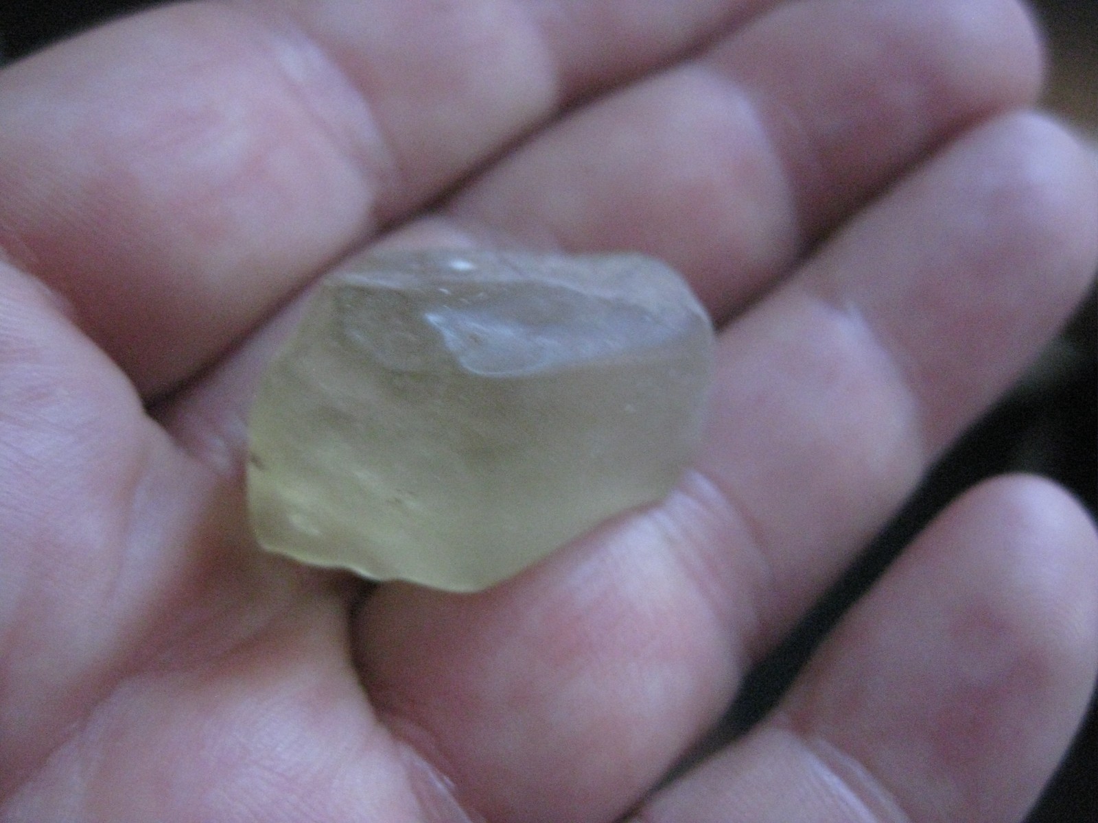 Libyan Desert Glass 11.5g , rare , healing , energy, silica tektite