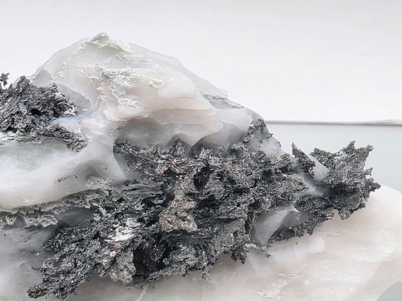 Native Silver Crystal in Calcite Matrix | Collectors Grade Mineral Specimen #14