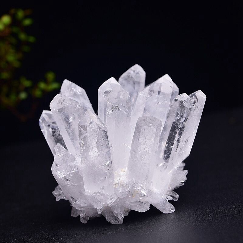 Large Natural Clear Quartz Crystal Cluster Mineral Stone Druzy Geode Specimen