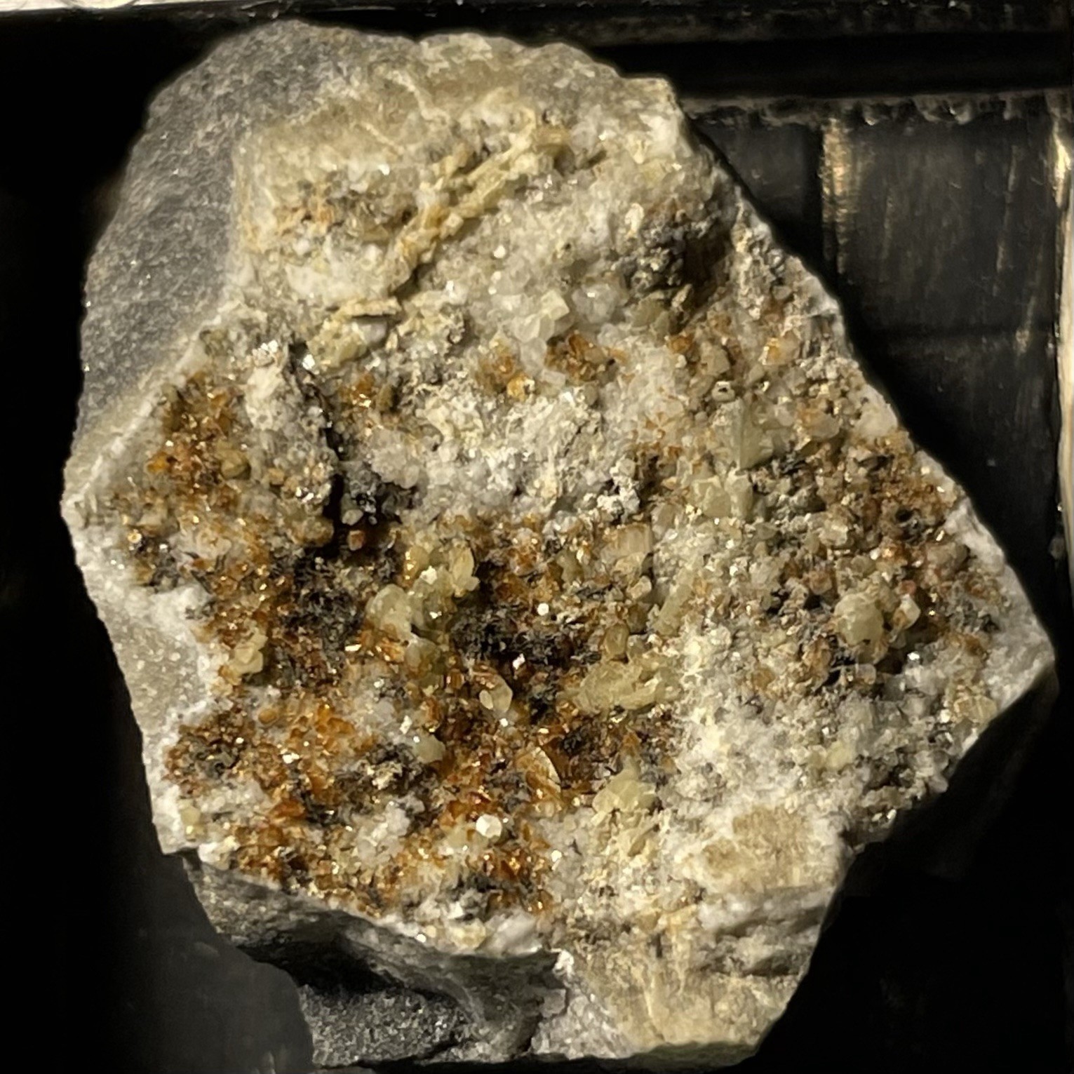 Argerine Crystal Micro W/ Other Minerals Mont St Hilaire Quebec CANADA